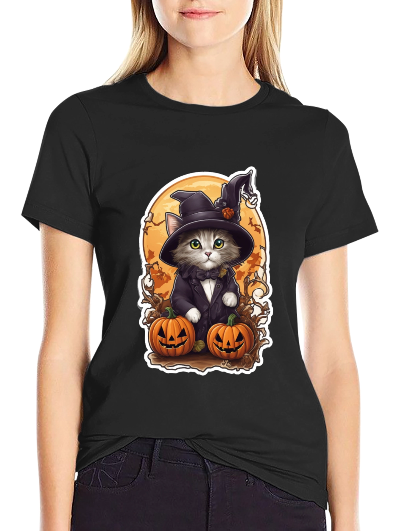 Halloween Cat T-Shirt