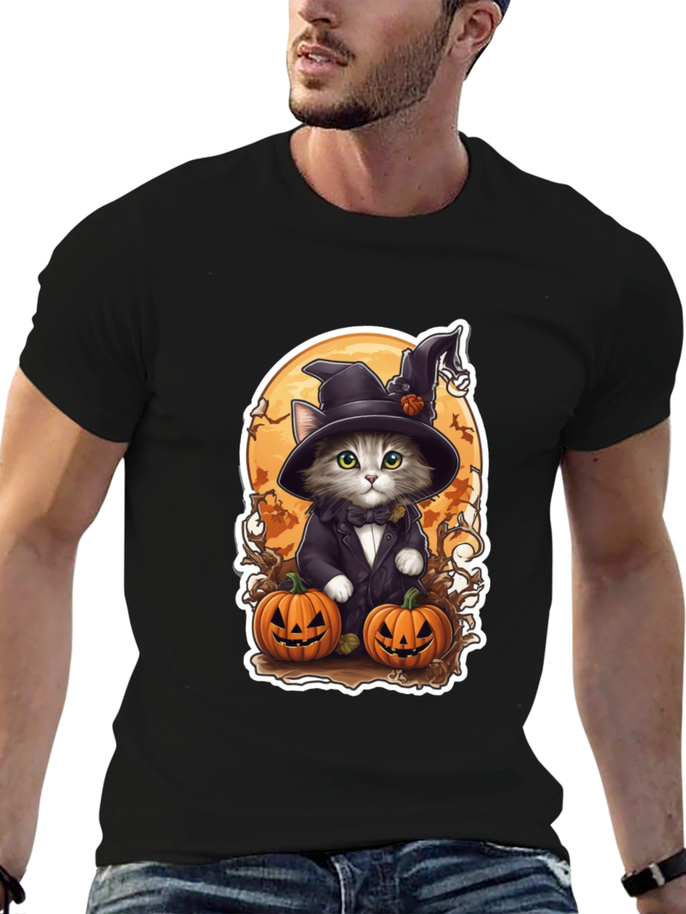 Halloween Cat T-Shirt