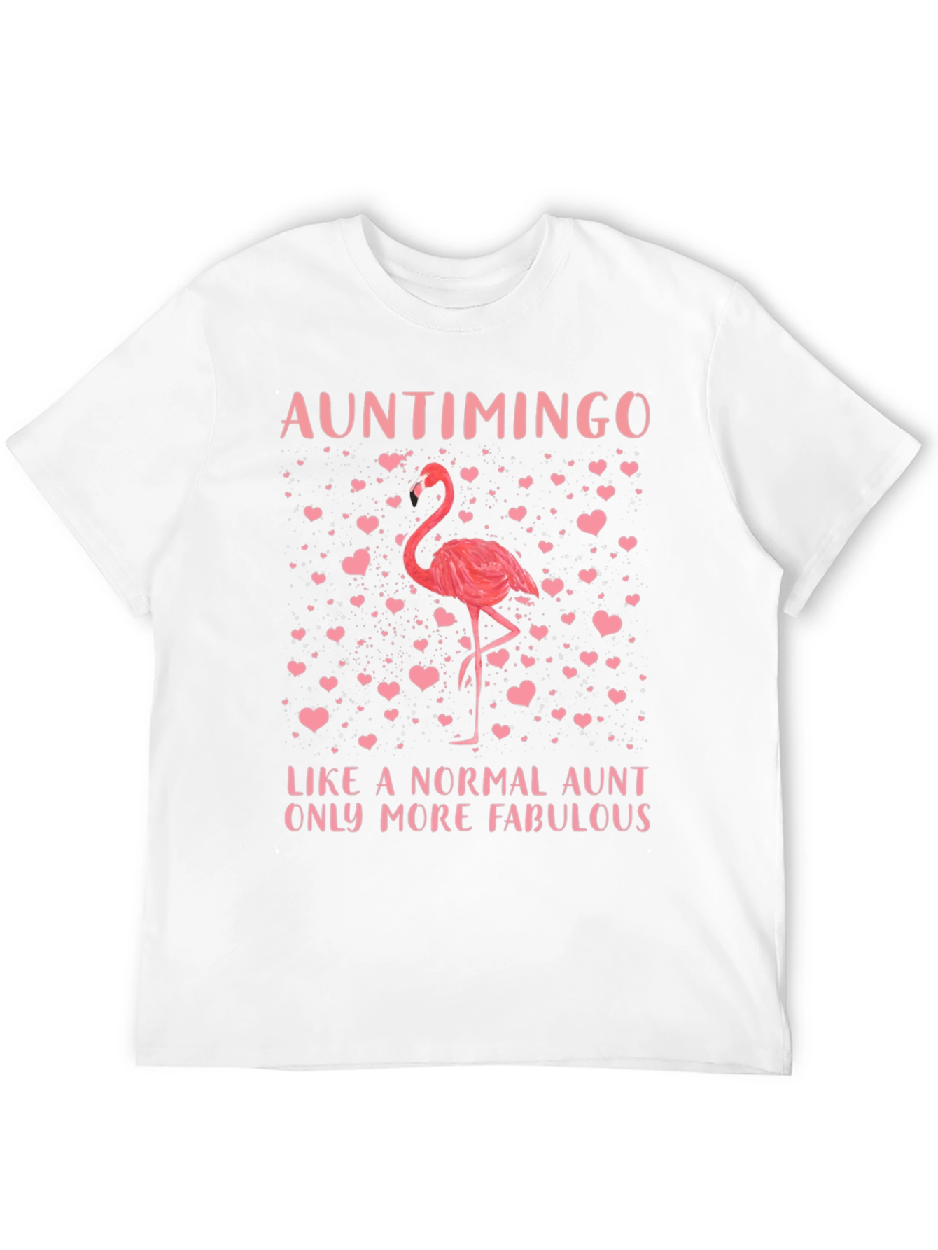 Auntimingo Graphic Tee: Fabulous Aunt Flamingo T-Shirt