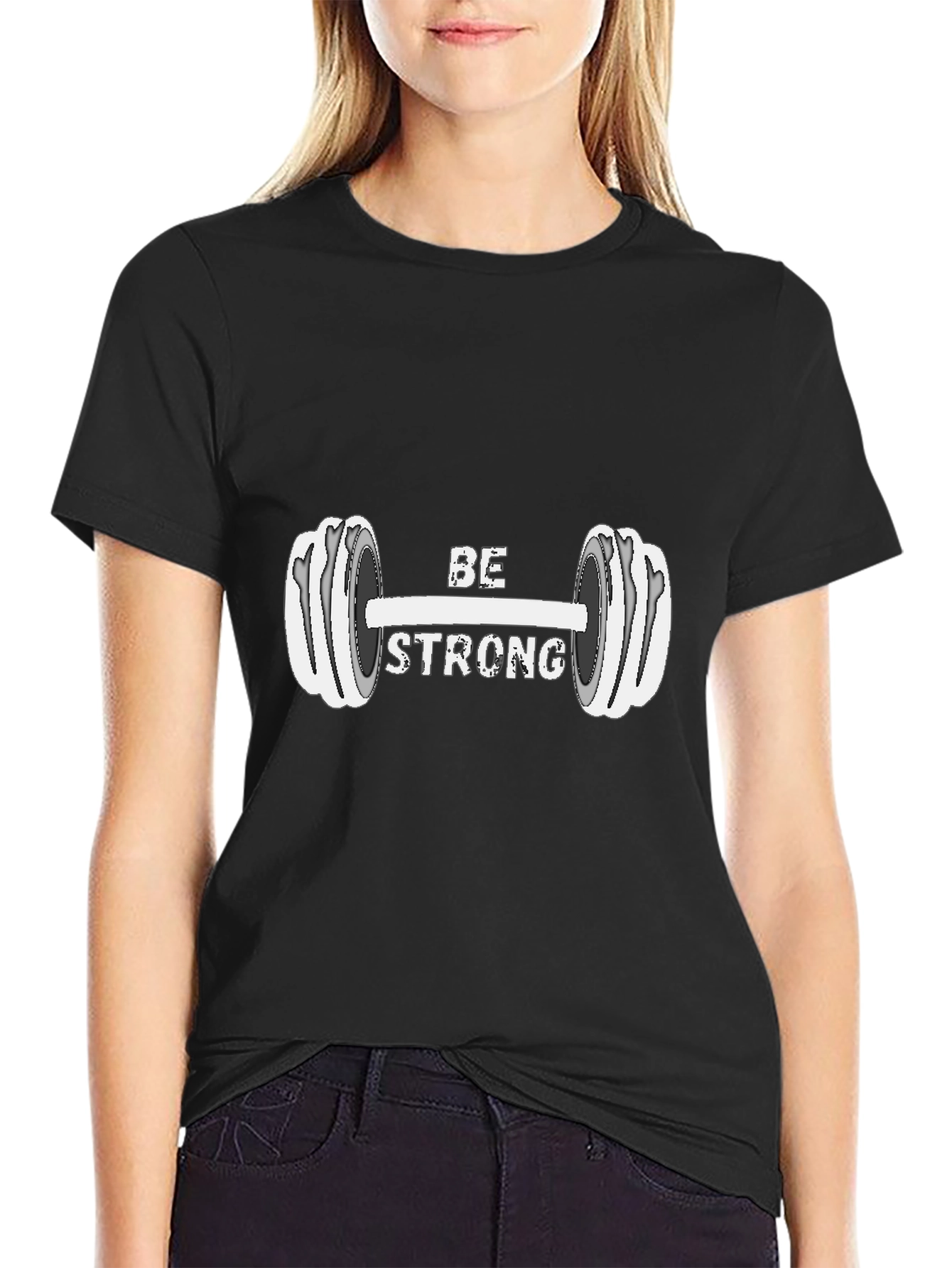 Be Strong Graphic Print T-Shirt