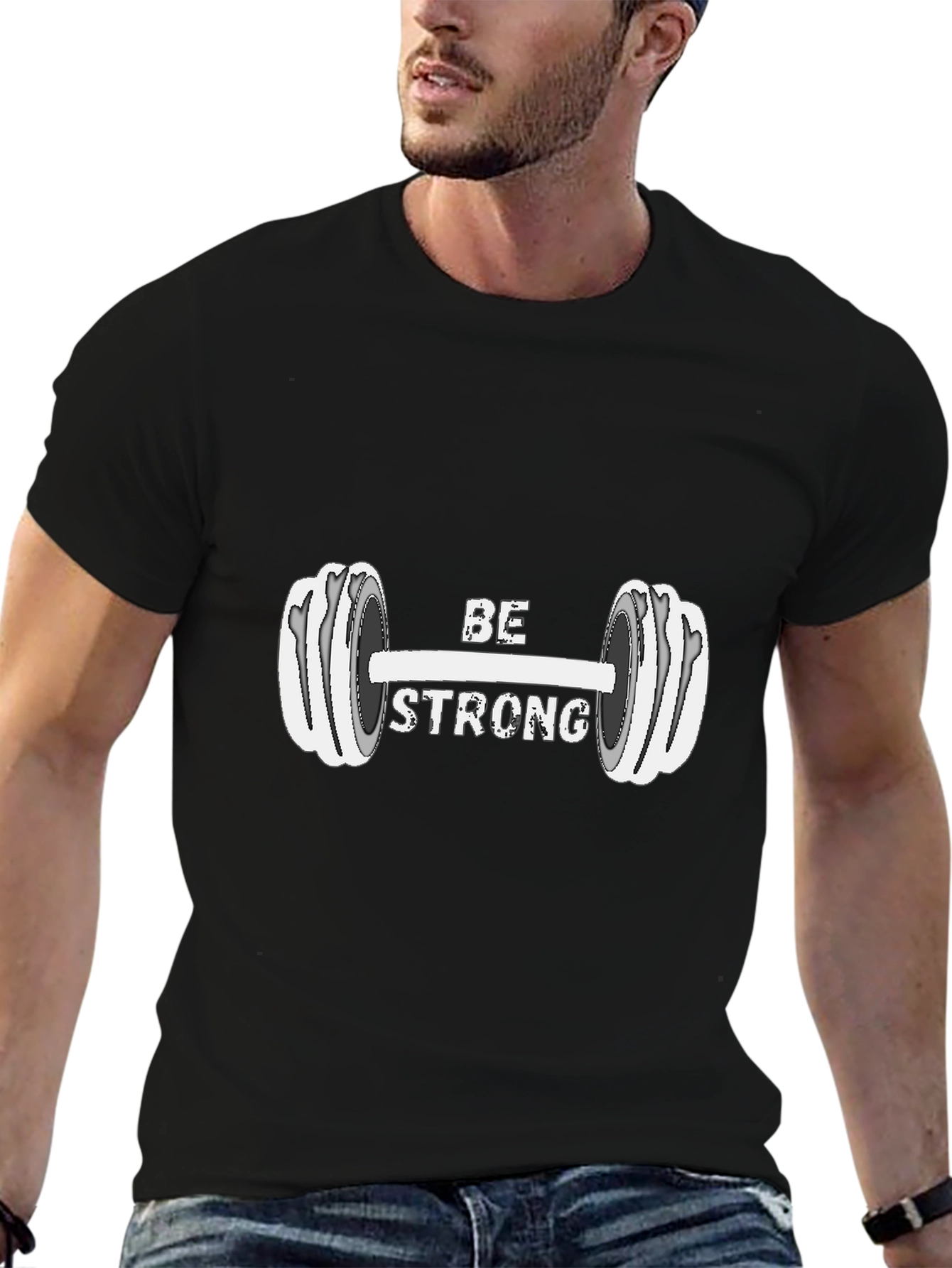 Be Strong Graphic Print T-Shirt