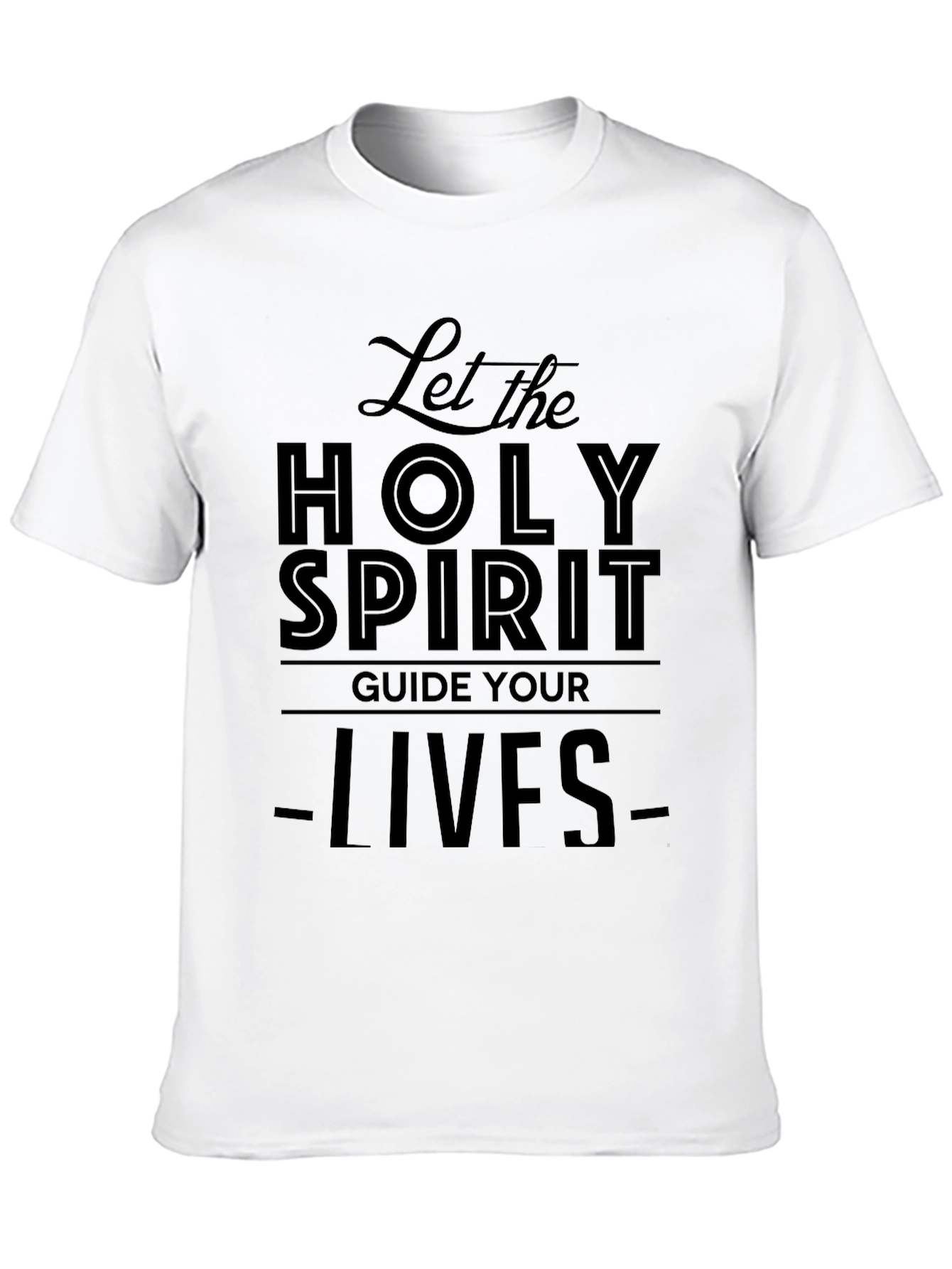 Holy Spirit Graphic T-Shirt - Black