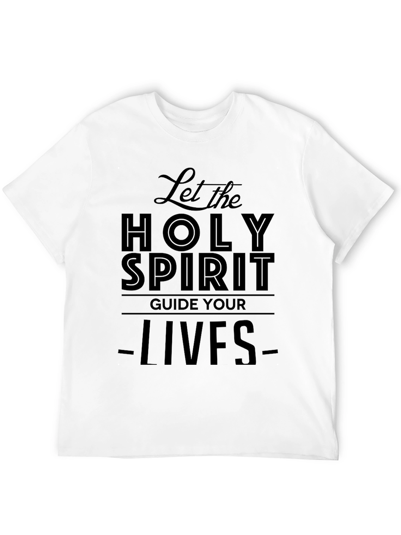 Holy Spirit Graphic T-Shirt - Black