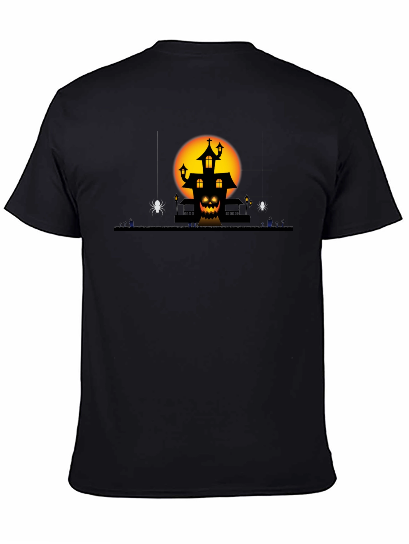 Halloween Haunted House Graphic Tee