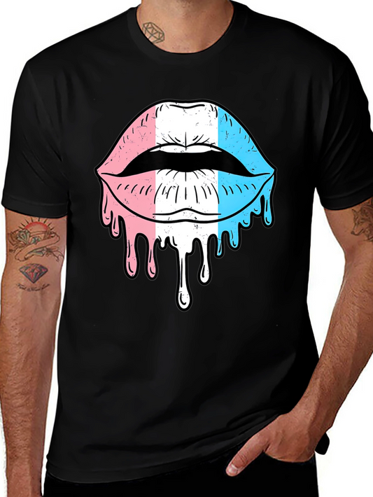 Trans Pride Lips Graphic T-Shirt