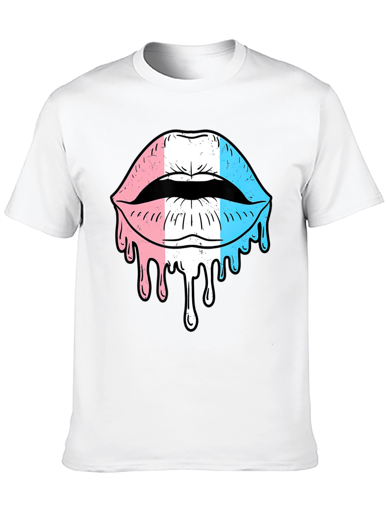Trans Pride Lips Graphic T-Shirt
