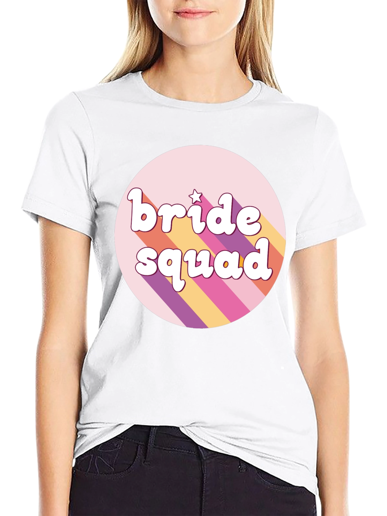 Bride Squad Retro T-Shirt