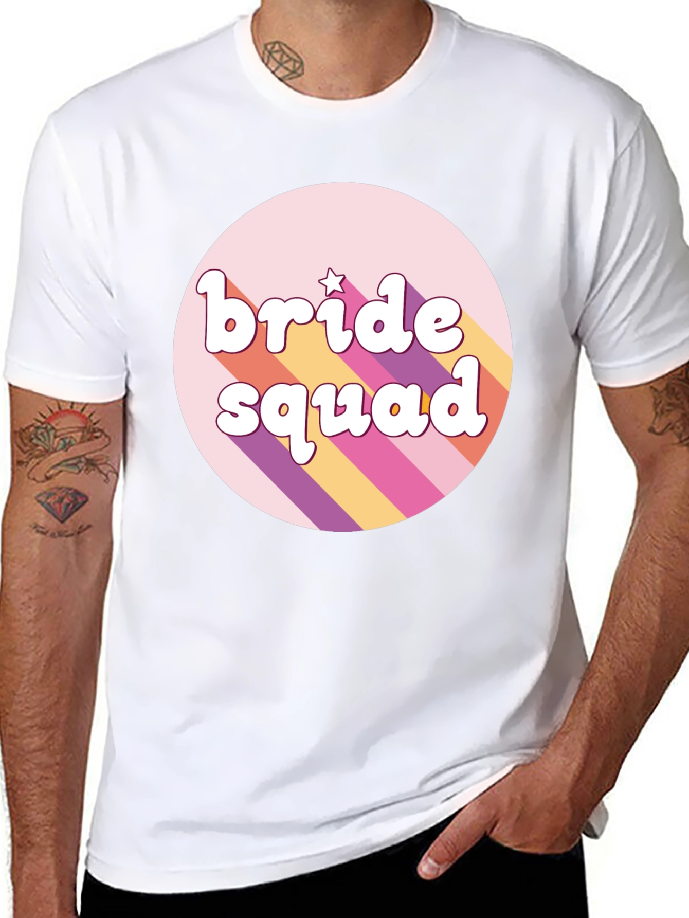 Bride Squad Retro T-Shirt