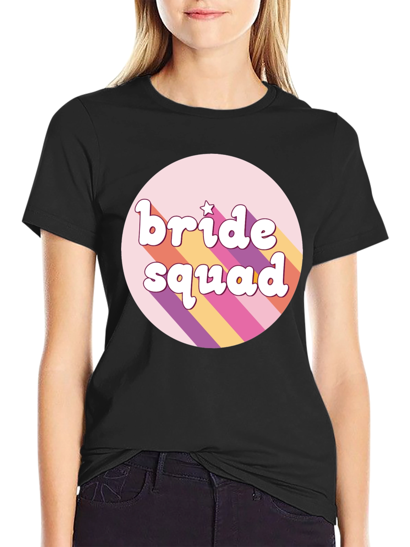 Bride Squad Retro T-Shirt
