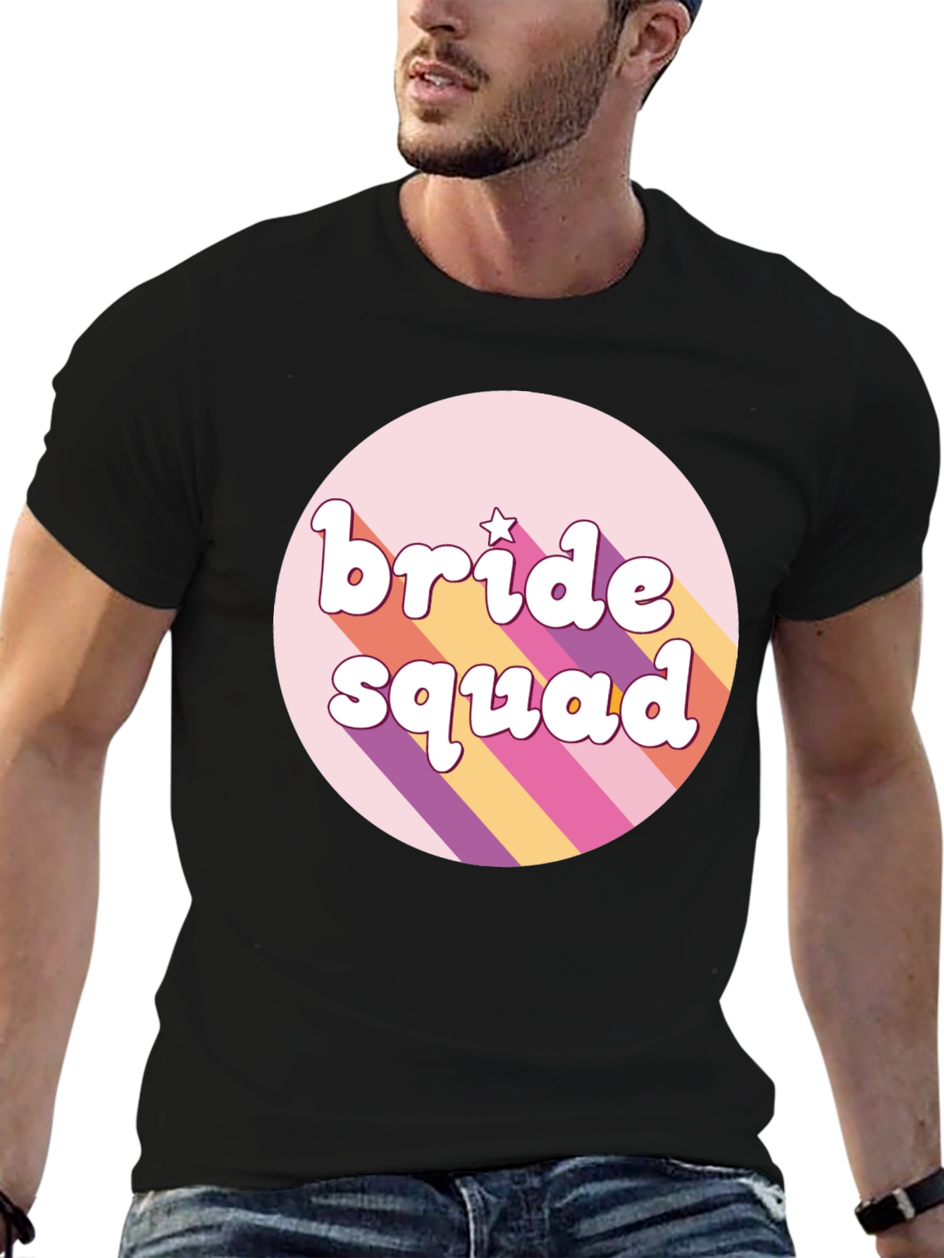 Bride Squad Retro T-Shirt