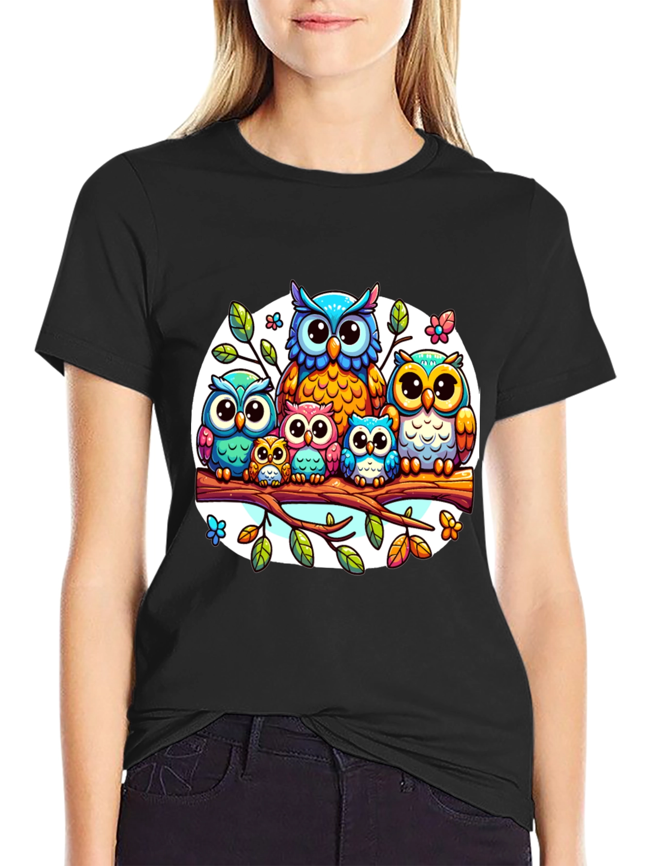 Cute Owl Family T-Shirt