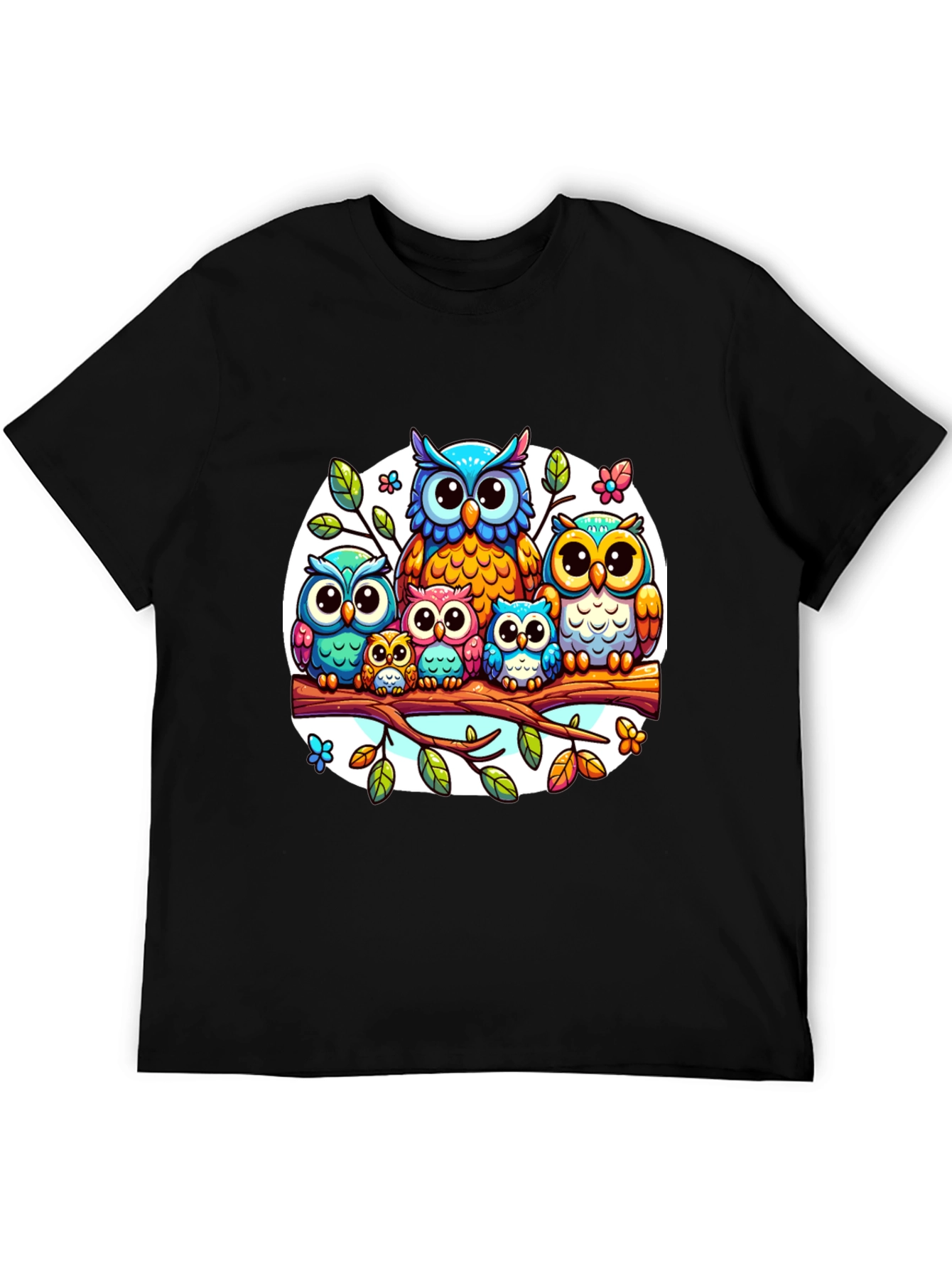 Cute Owl Family T-Shirt