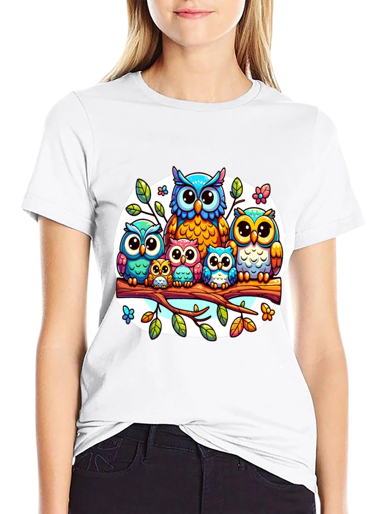 Cute Owl Family T-Shirt