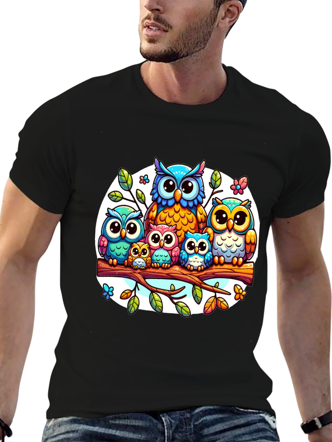 Cute Owl Family T-Shirt