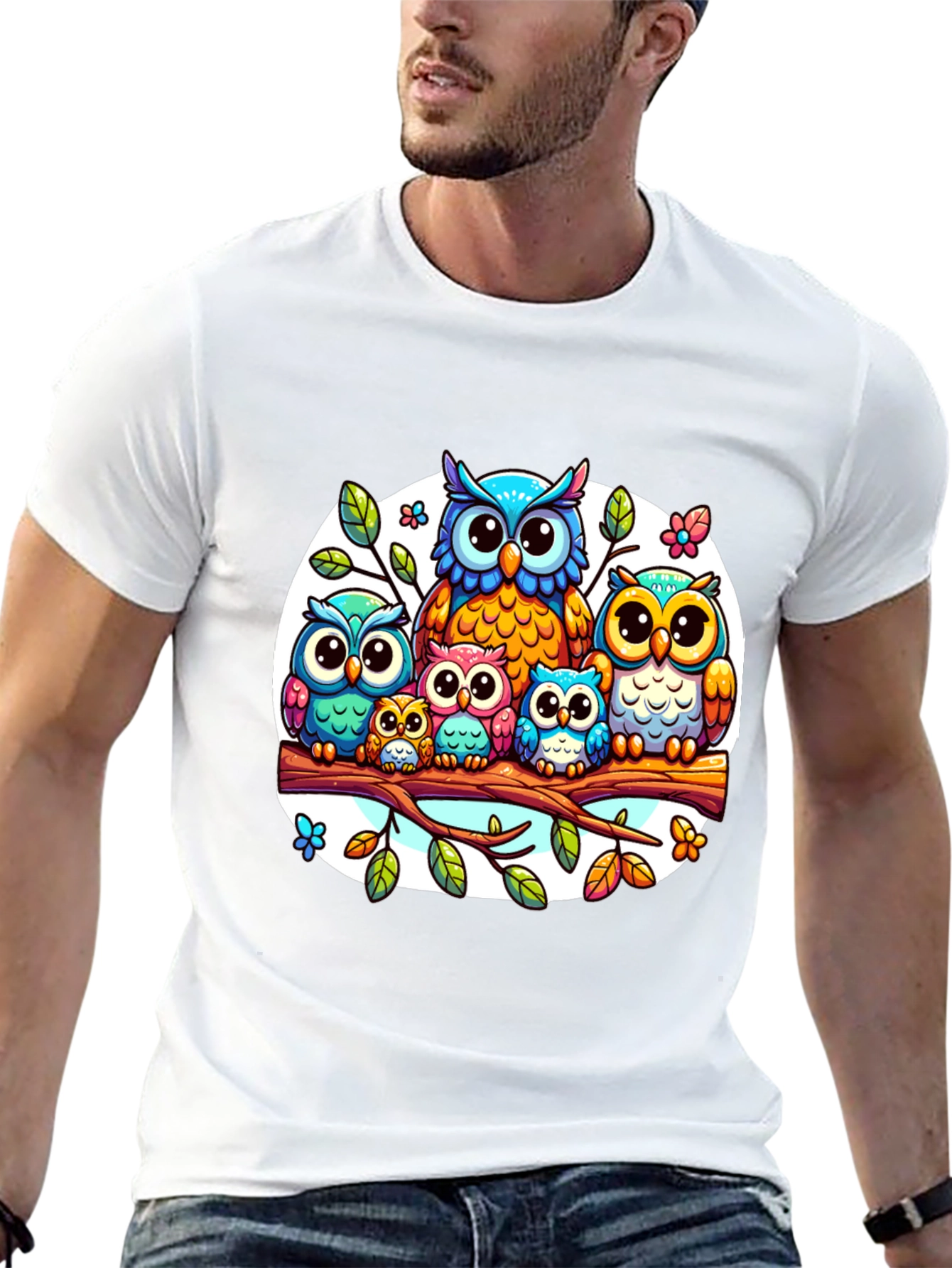 Cute Owl Family T-Shirt
