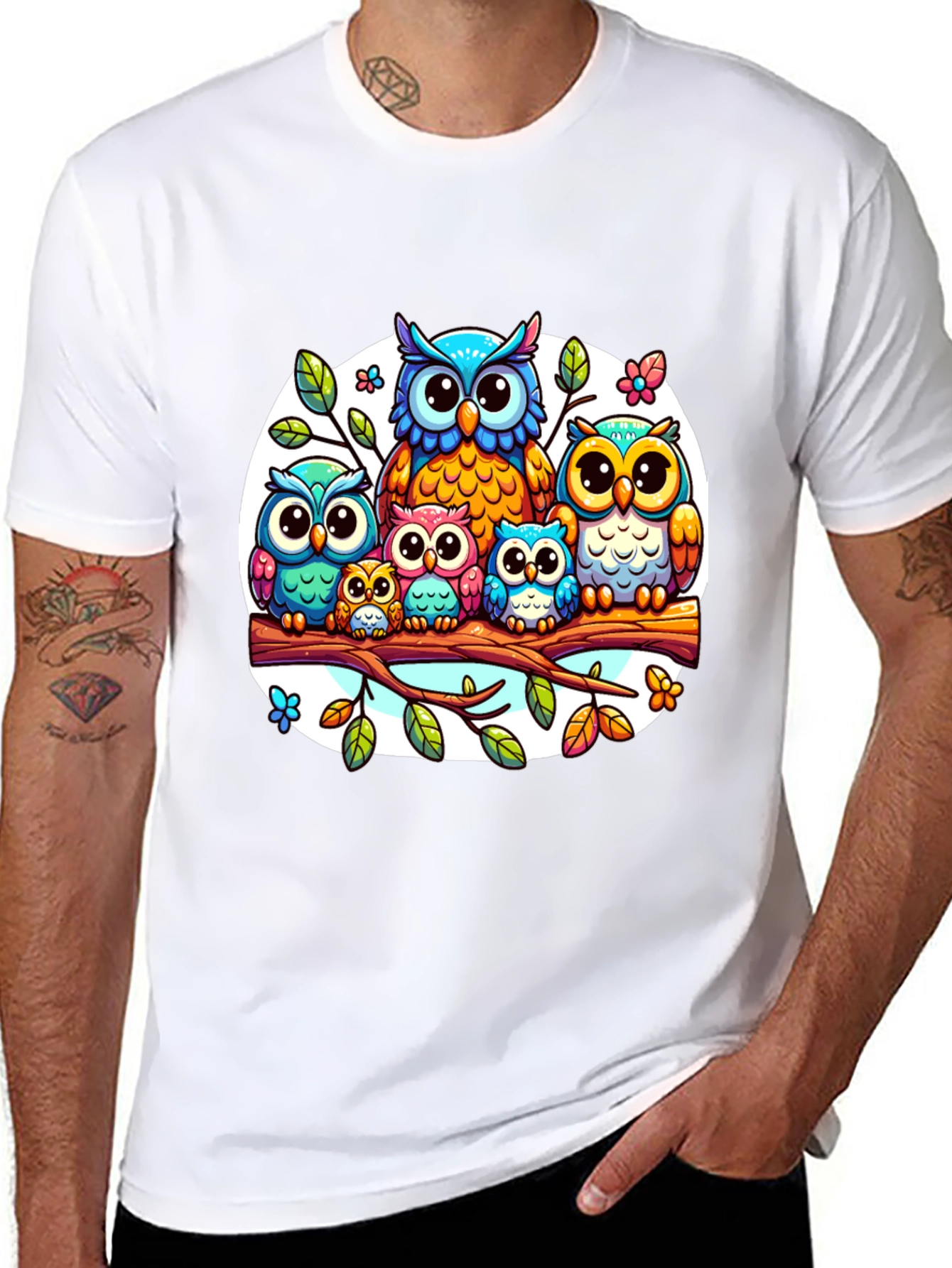 Cute Owl Family T-Shirt