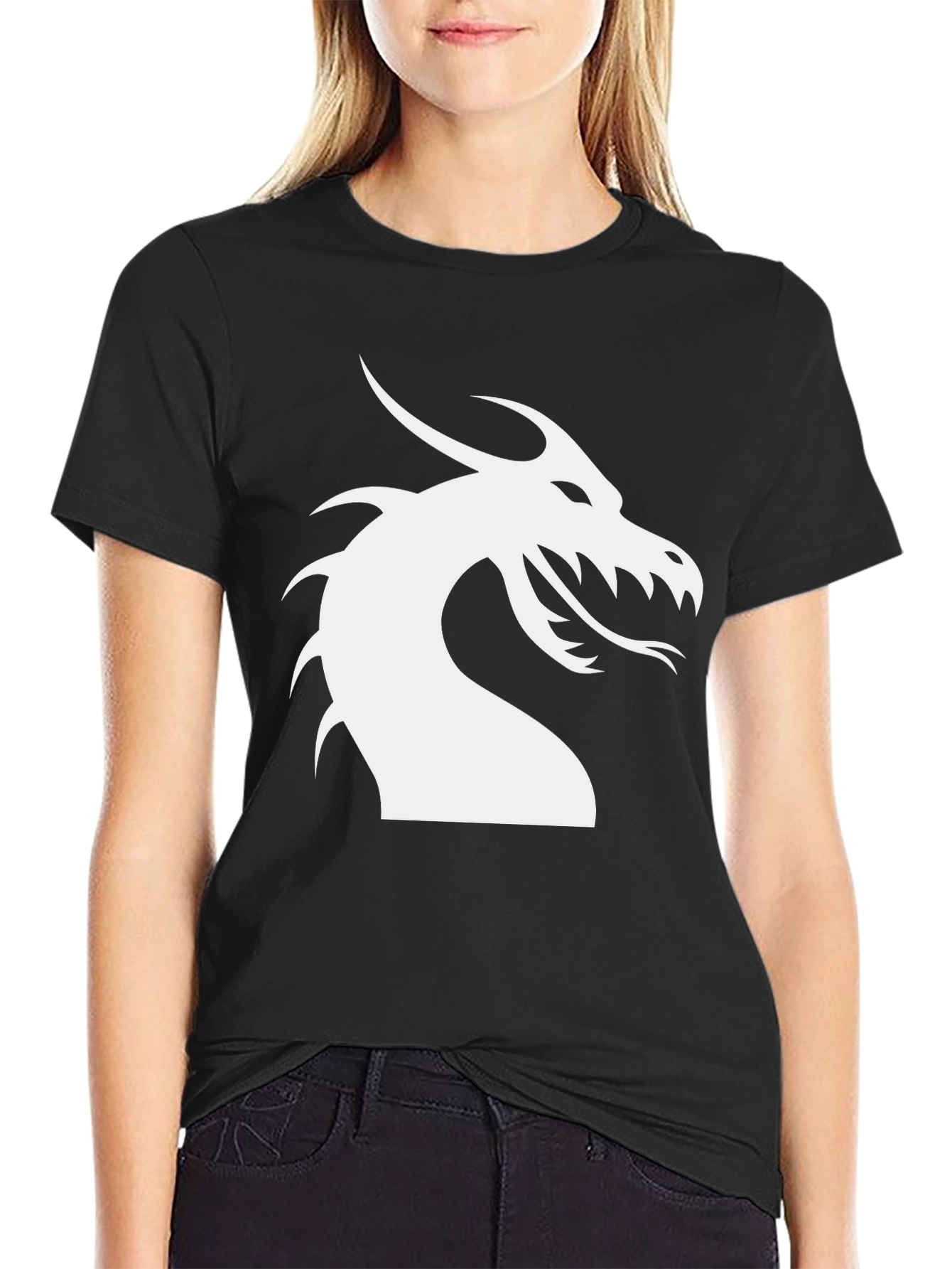 Dragon Graphic Tee - Black