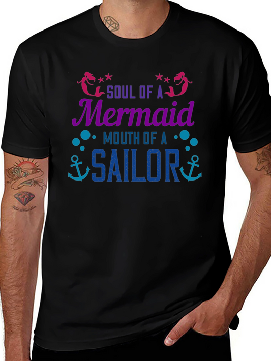 Soul of a Mermaid Sailor Graphic Tee