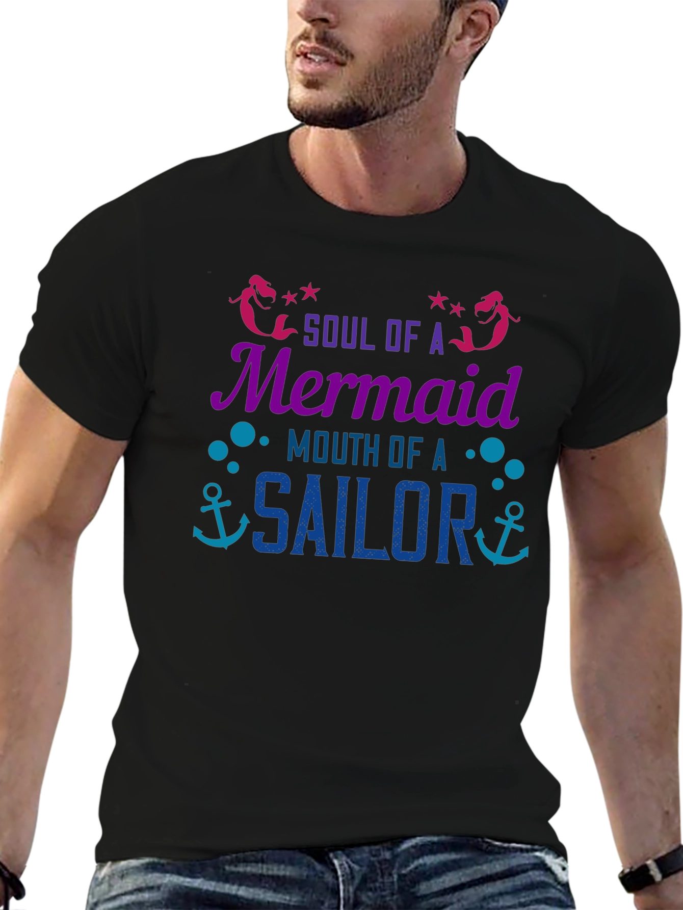 Soul of a Mermaid Sailor Graphic Tee