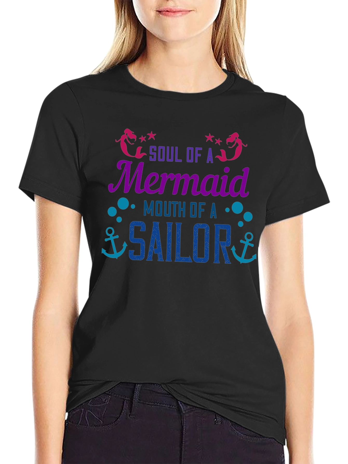 Soul of a Mermaid Sailor Graphic Tee