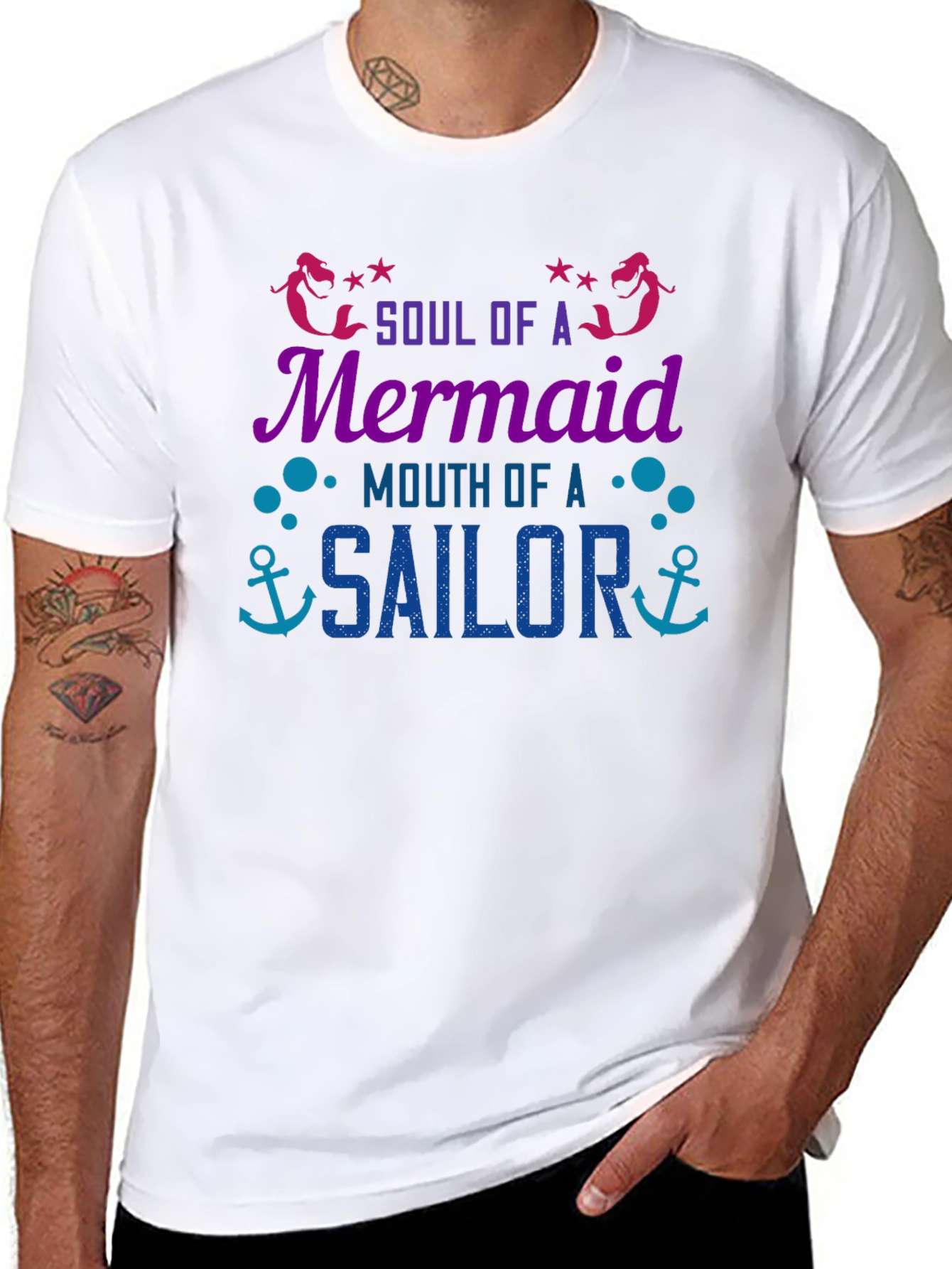 Soul of a Mermaid Sailor Graphic Tee