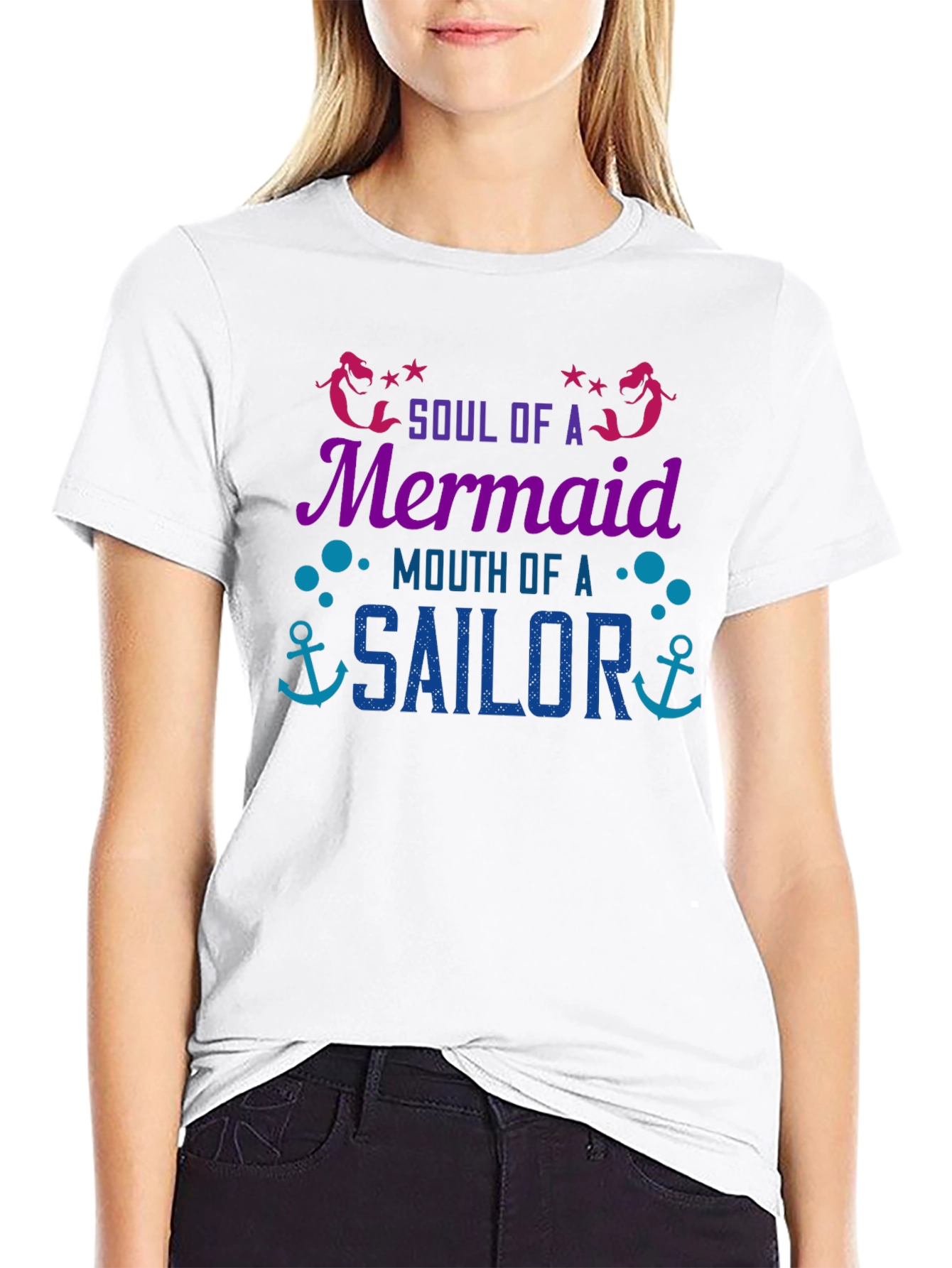Soul of a Mermaid Sailor Graphic Tee