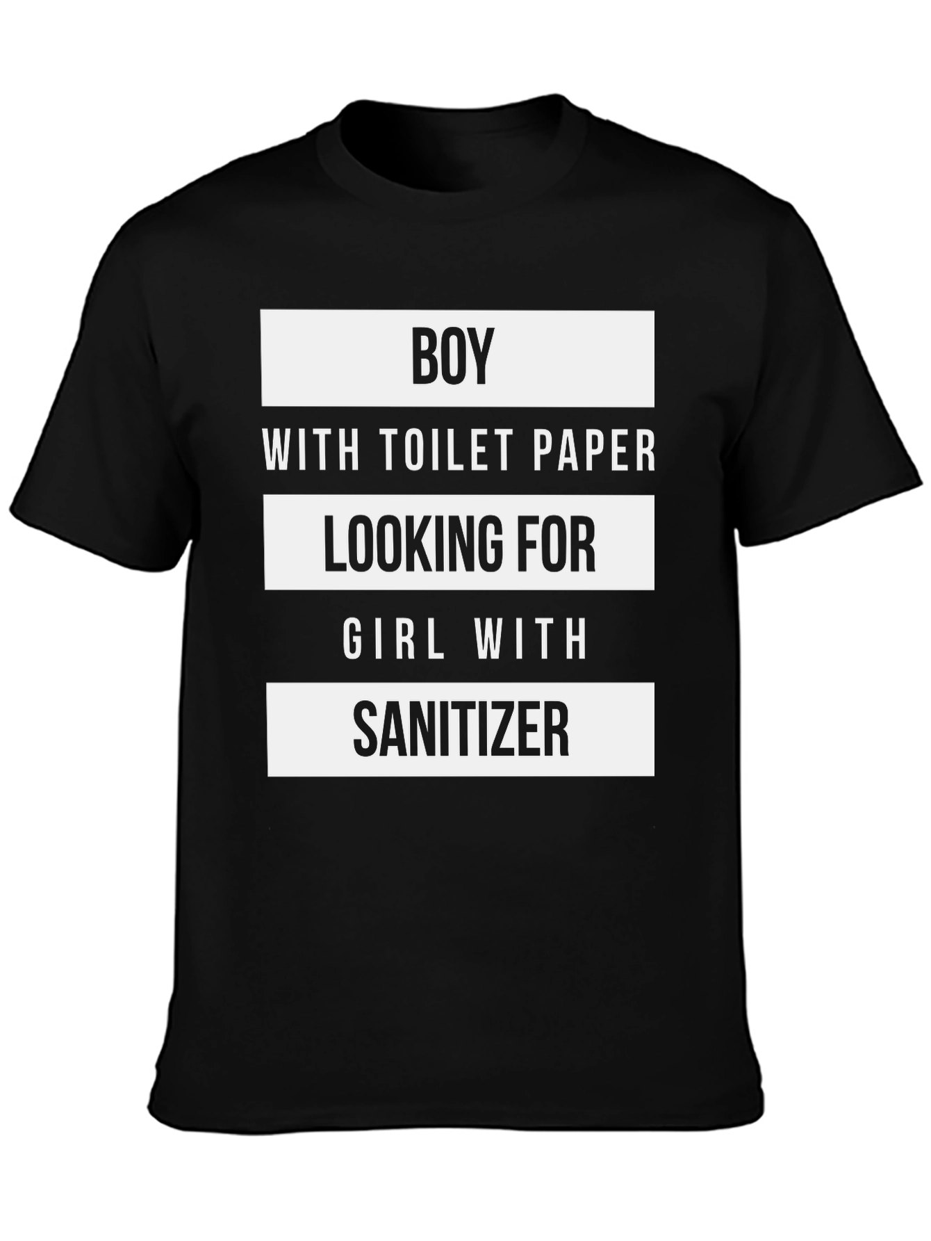 Humorous Boy with Toilet Paper Graphic Tee