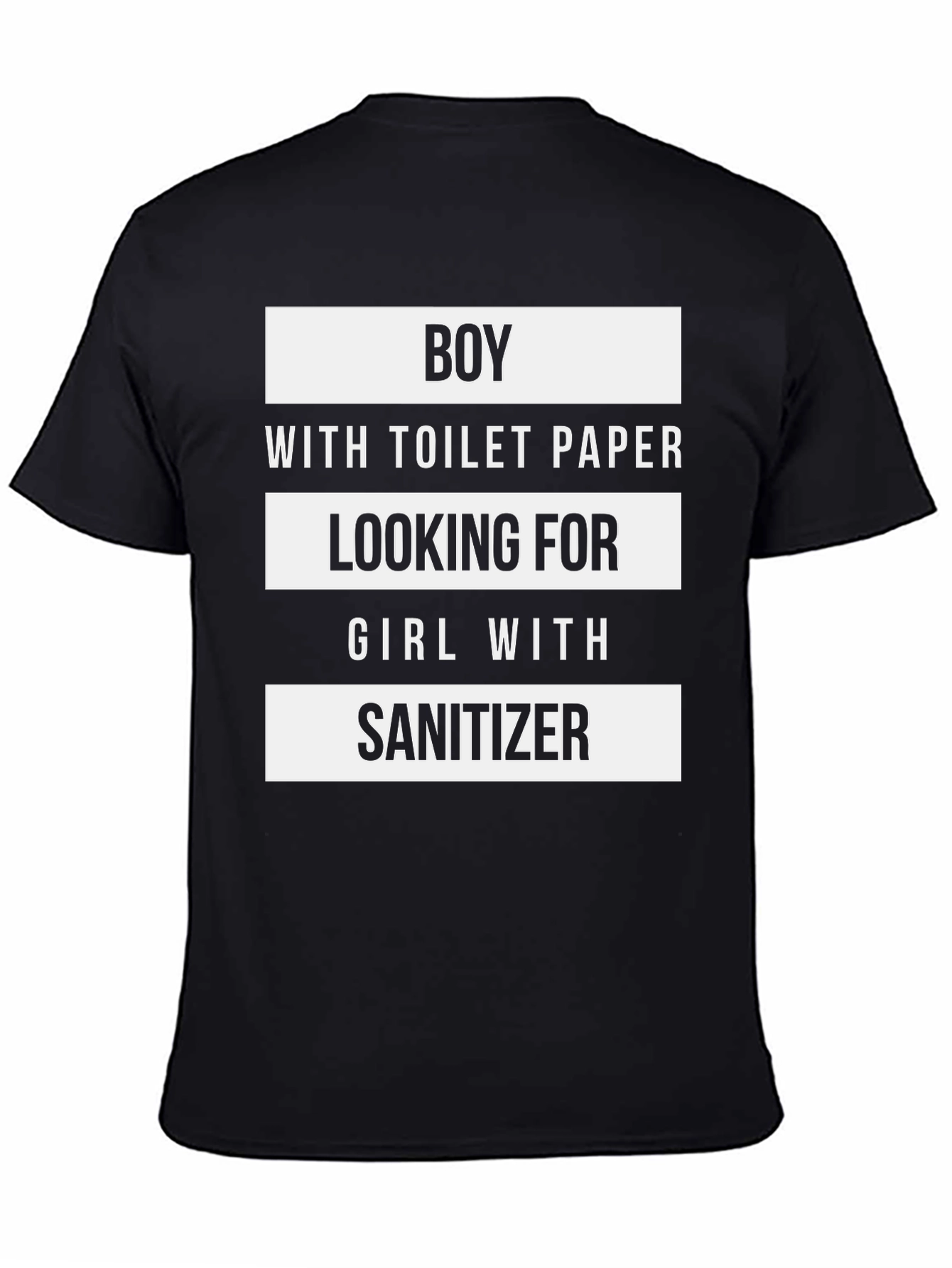 Humorous Boy with Toilet Paper Graphic Tee