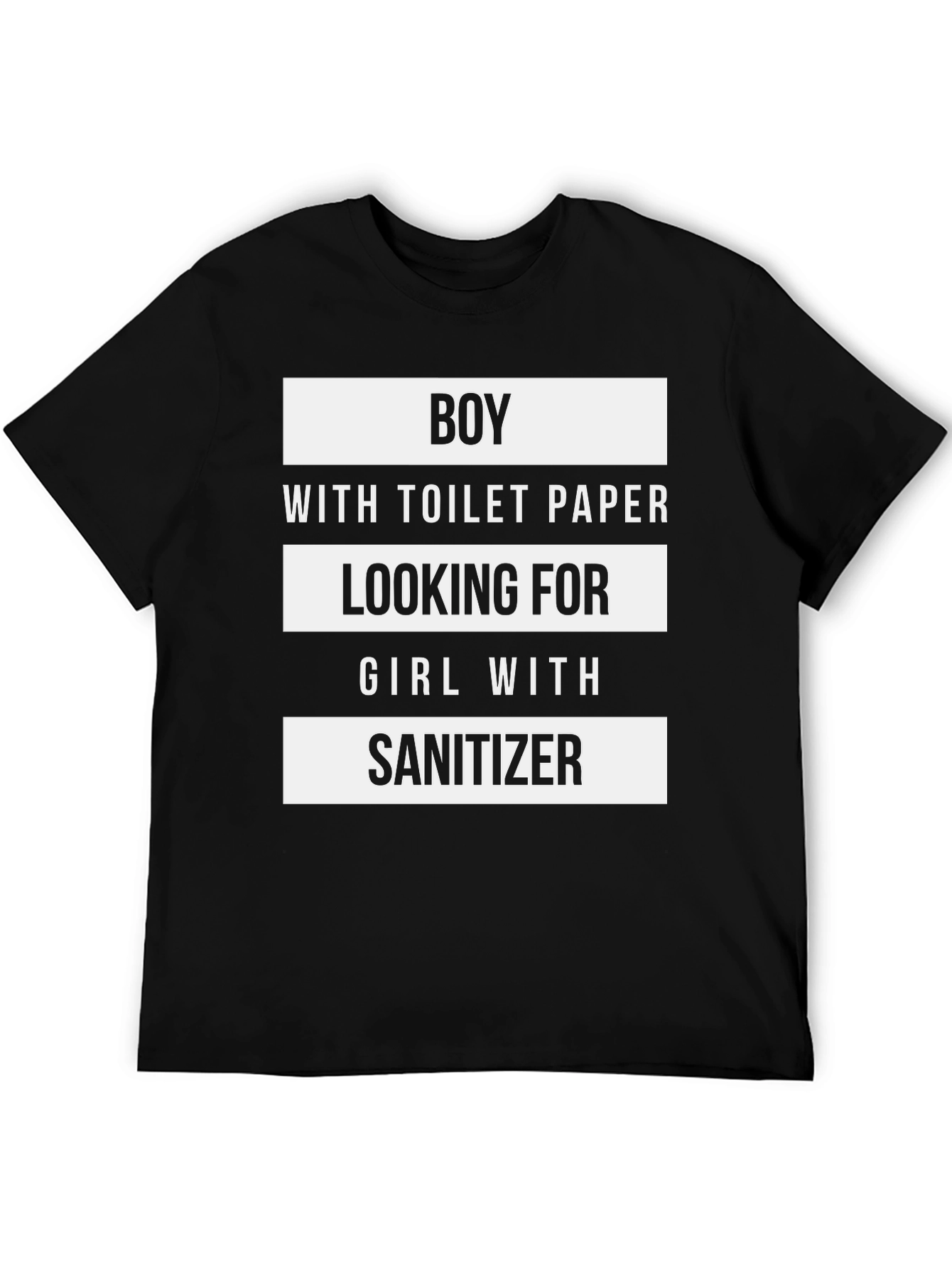 Humorous Boy with Toilet Paper Graphic Tee