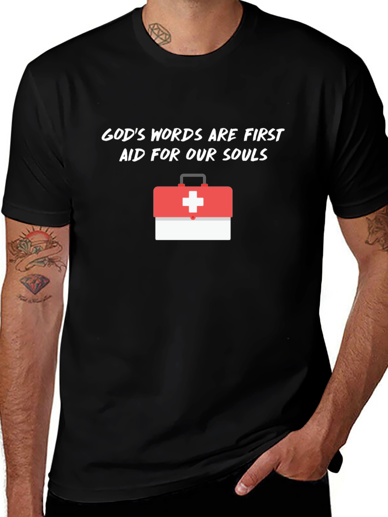 Gods Words First Aid T-Shirt