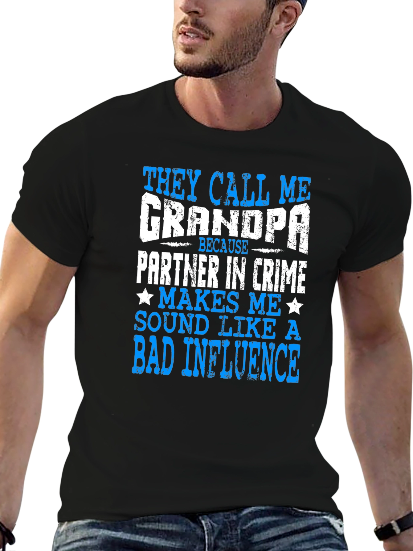 Funny Grandpa T-Shirt - Bad Influence