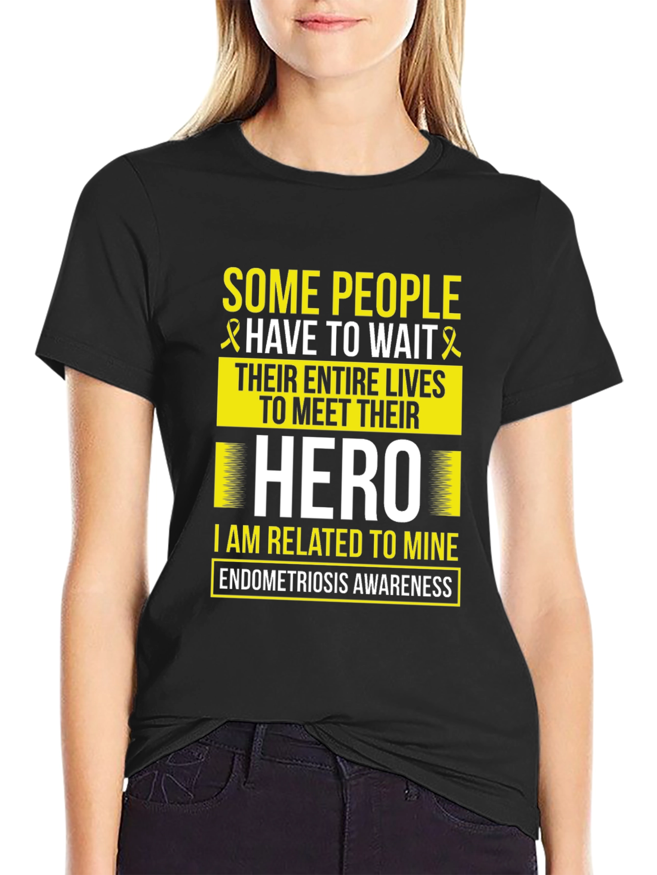 Endometriosis Awareness T-Shirt Hero Related