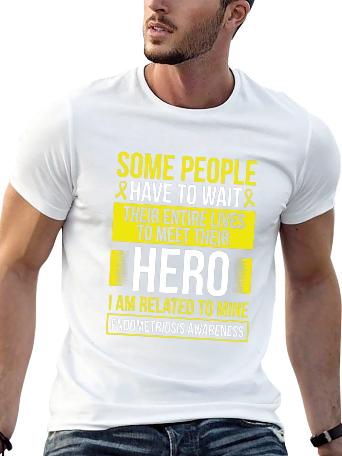 Endometriosis Awareness T-Shirt Hero Related