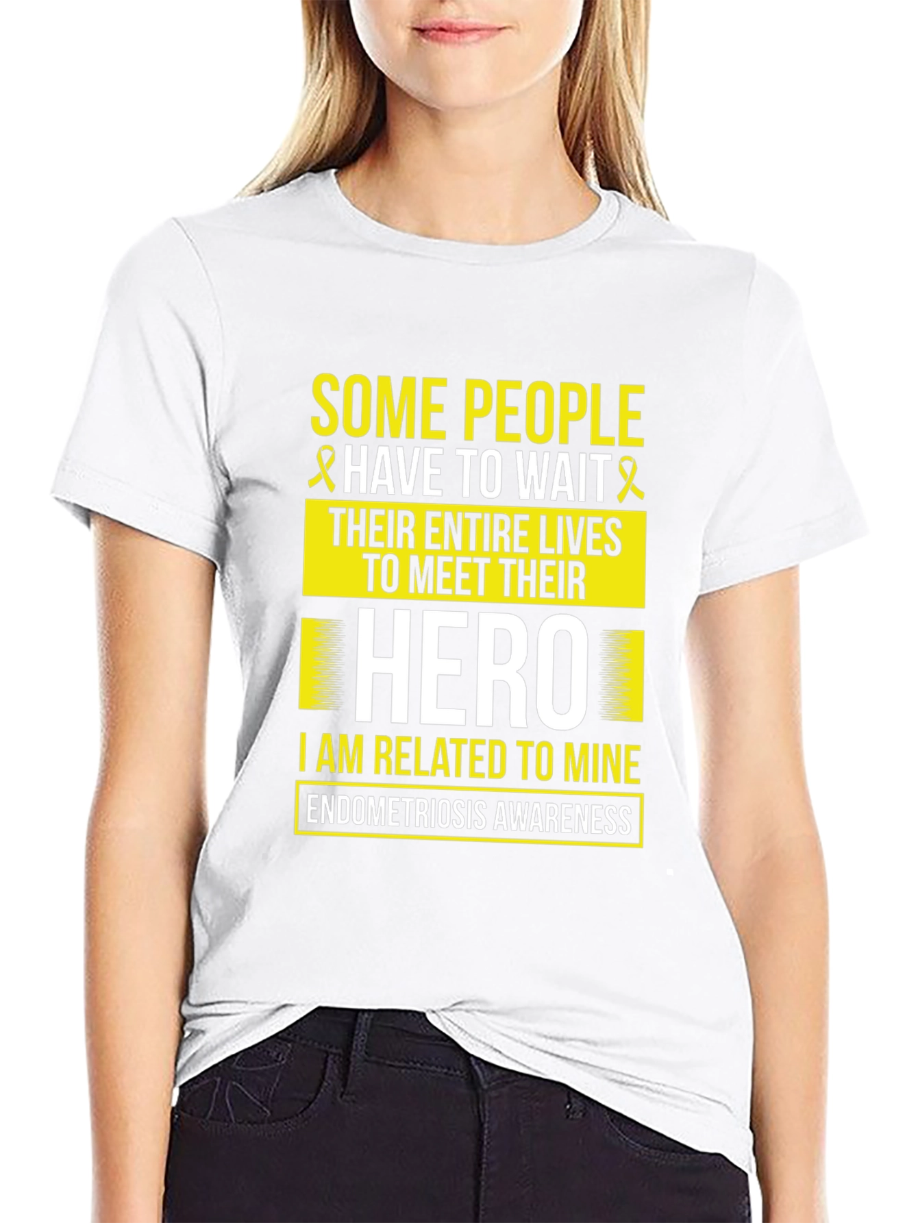 Endometriosis Awareness T-Shirt Hero Related