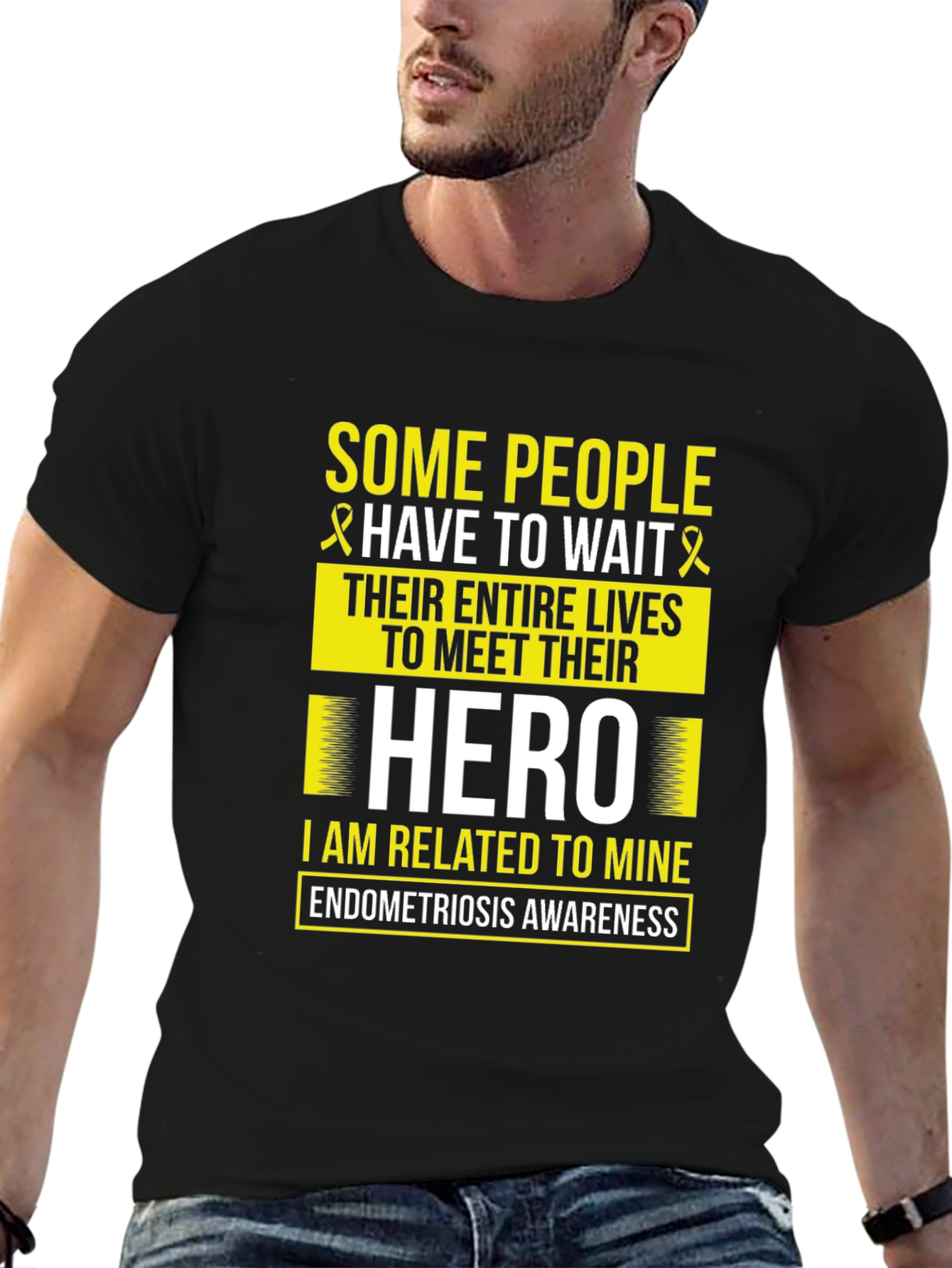 Endometriosis Awareness T-Shirt Hero Related