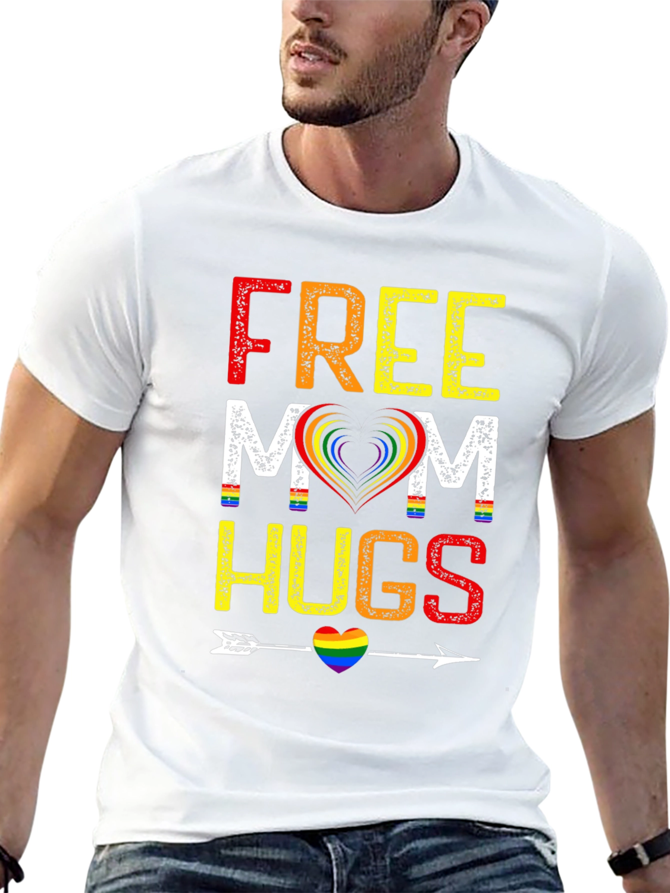 Free Mom Hugs LGBTQ Pride T-Shirt