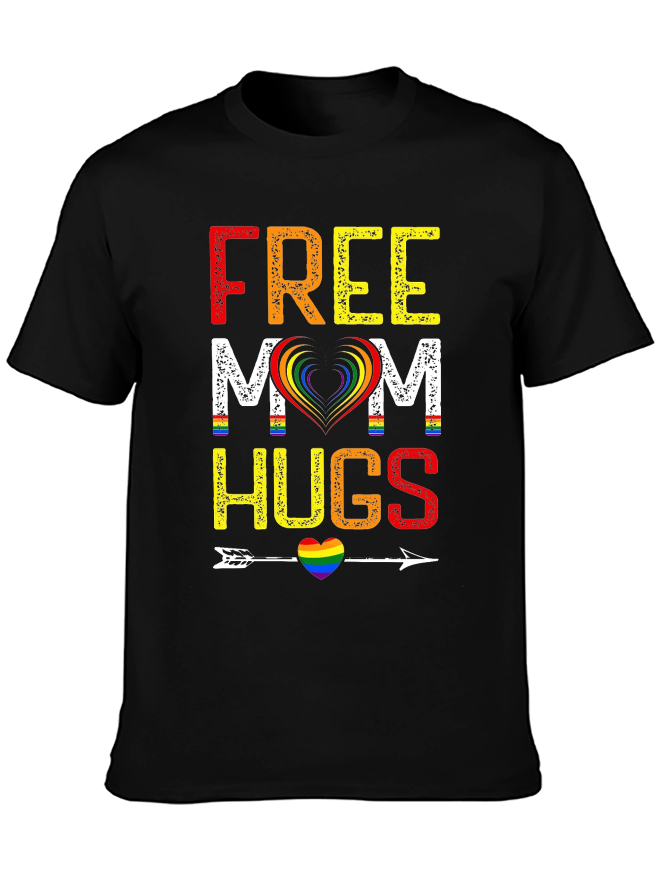 Free Mom Hugs LGBTQ Pride T-Shirt