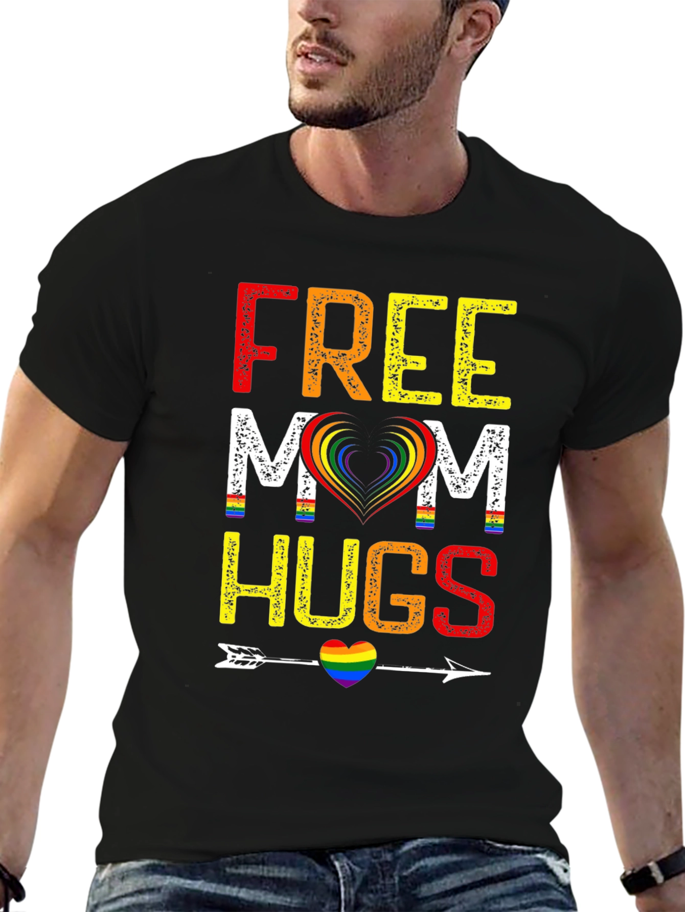 Free Mom Hugs LGBTQ Pride T-Shirt