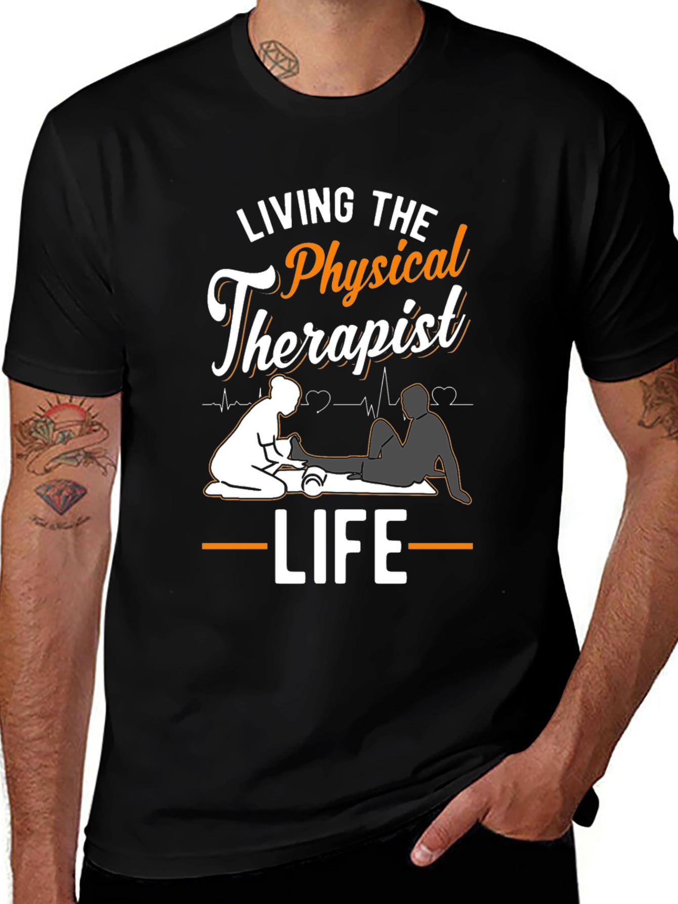 Physical Therapist T-Shirt: Living the Life
