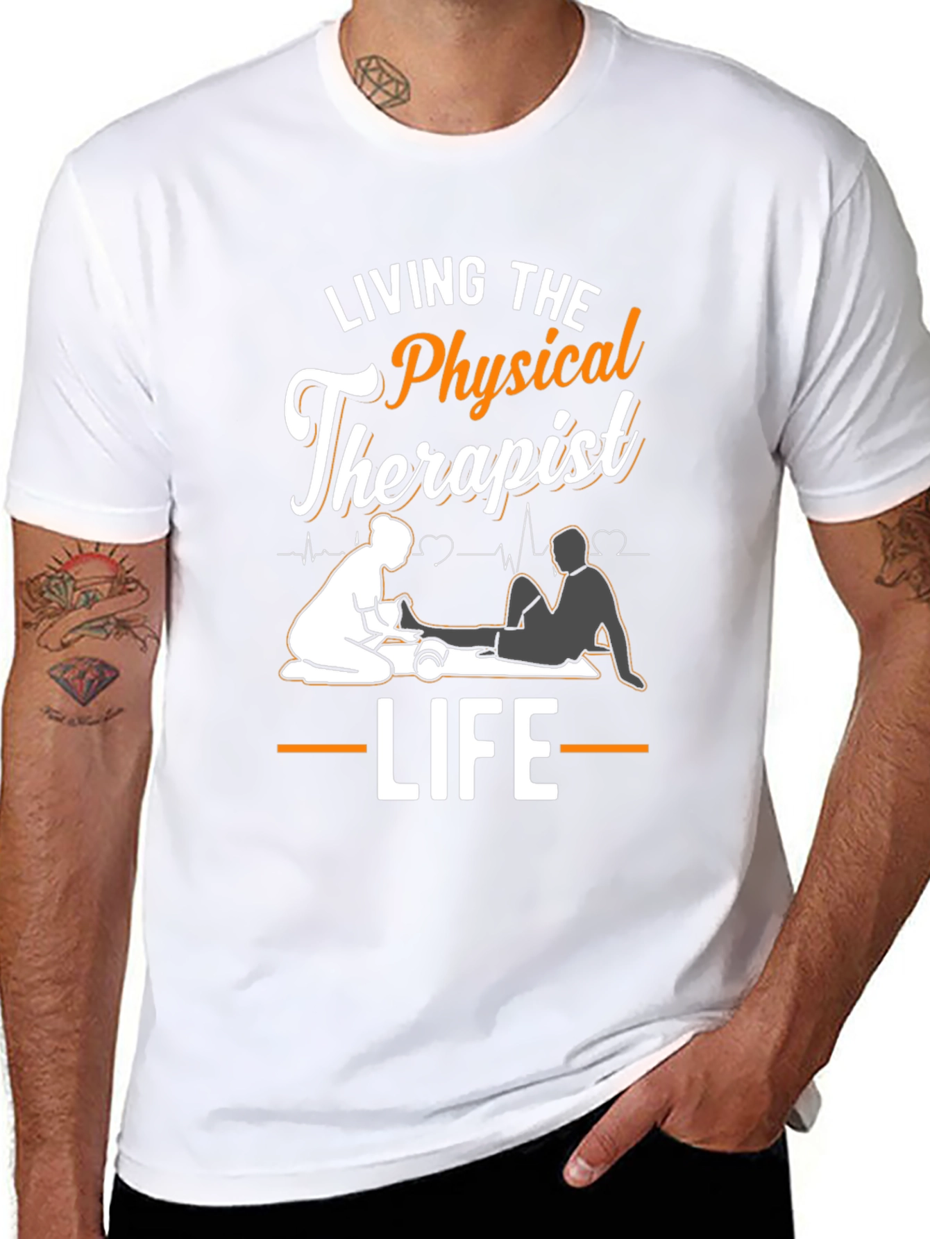 Physical Therapist T-Shirt: Living the Life