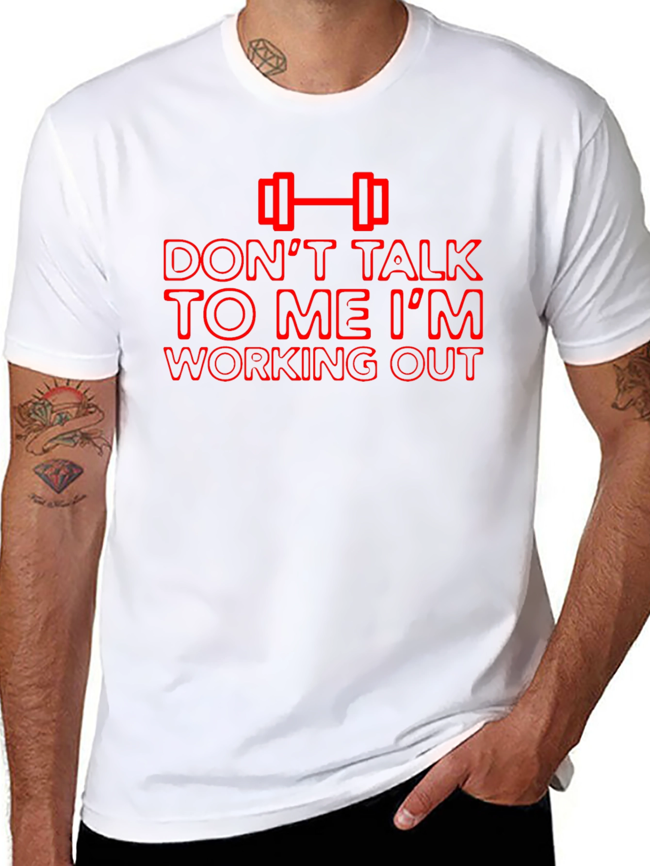 Dont Talk To Me Im Working Out T-Shirt