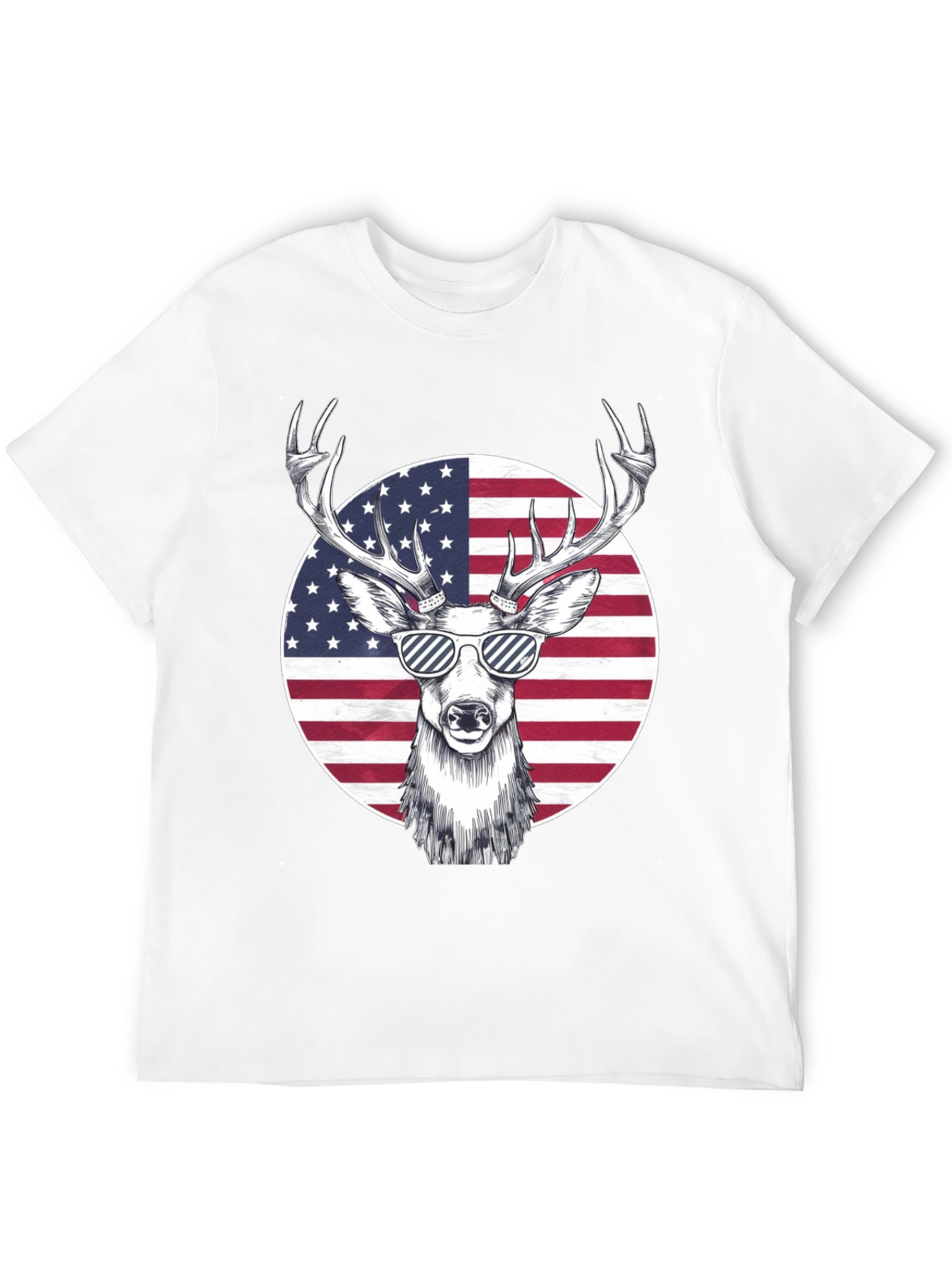American Deer Graphic Tee