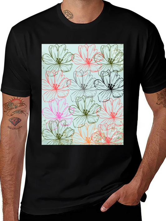 Floral Print Tee - Stylish Casual Wear