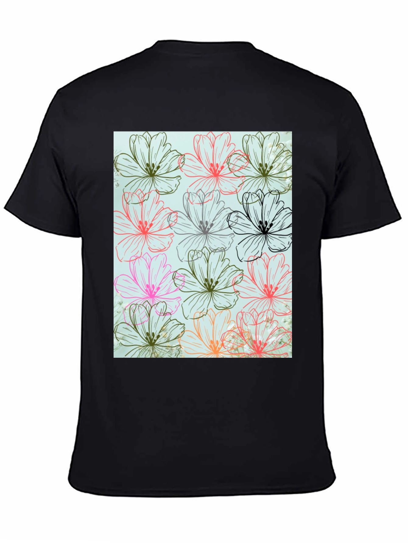 Floral Print Tee - Stylish Casual Wear