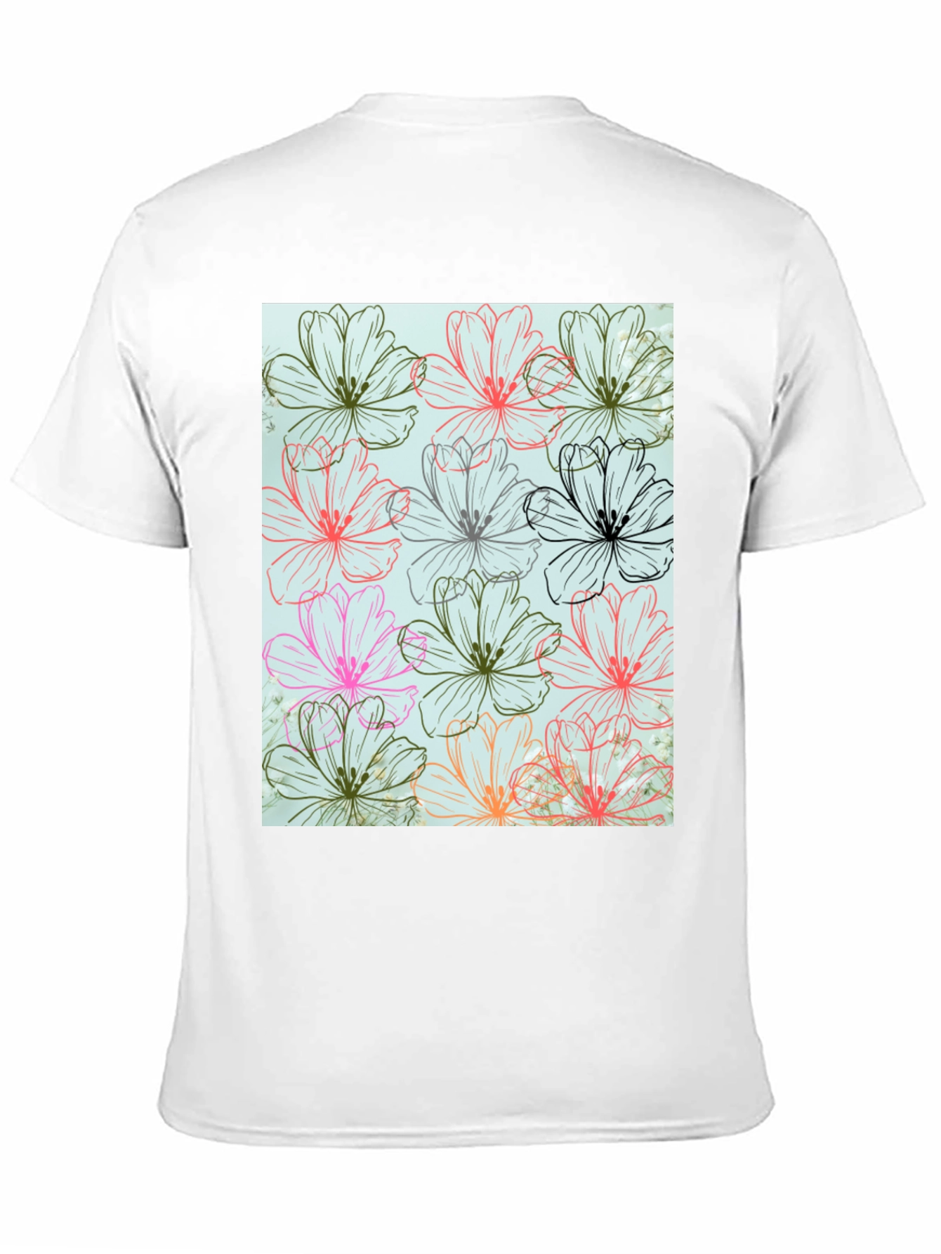 Floral Print Tee - Stylish Casual Wear