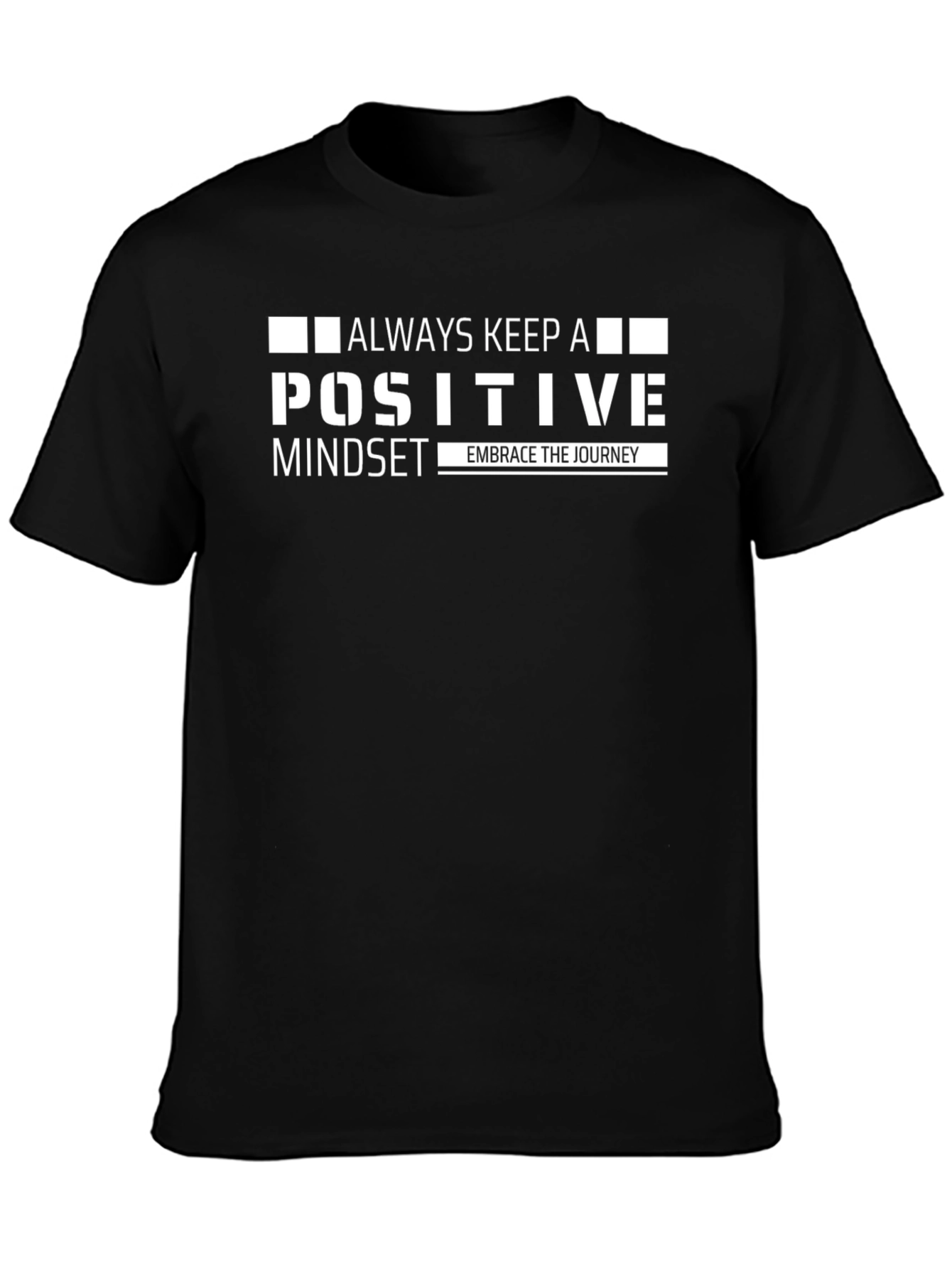 Positive Mindset Graphic Tee - Embrace the Journey T-Shirt