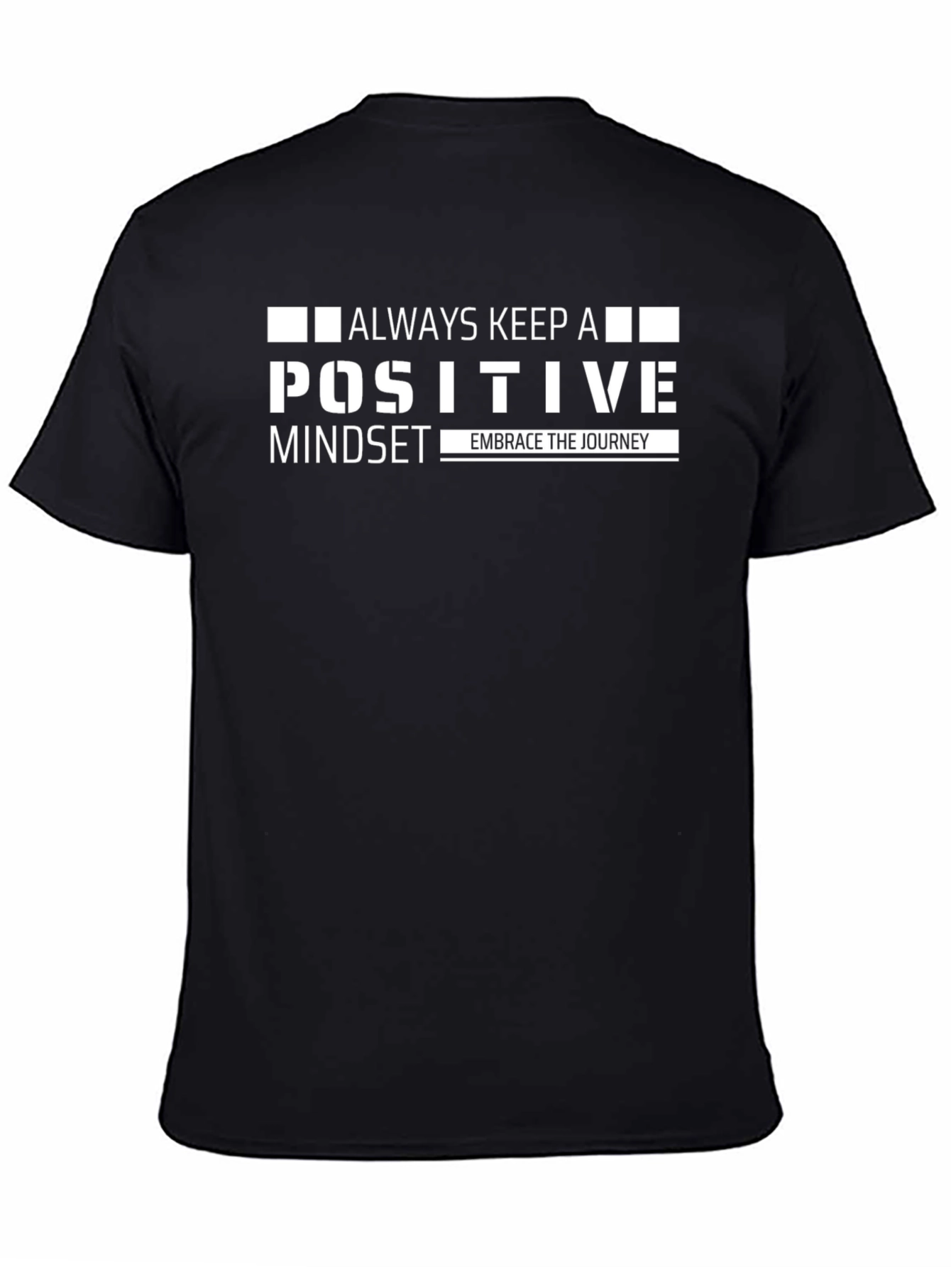 Positive Mindset Graphic Tee - Embrace the Journey T-Shirt
