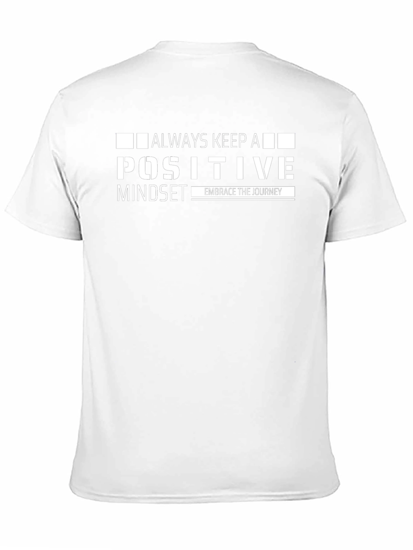 Positive Mindset Graphic Tee - Embrace the Journey T-Shirt