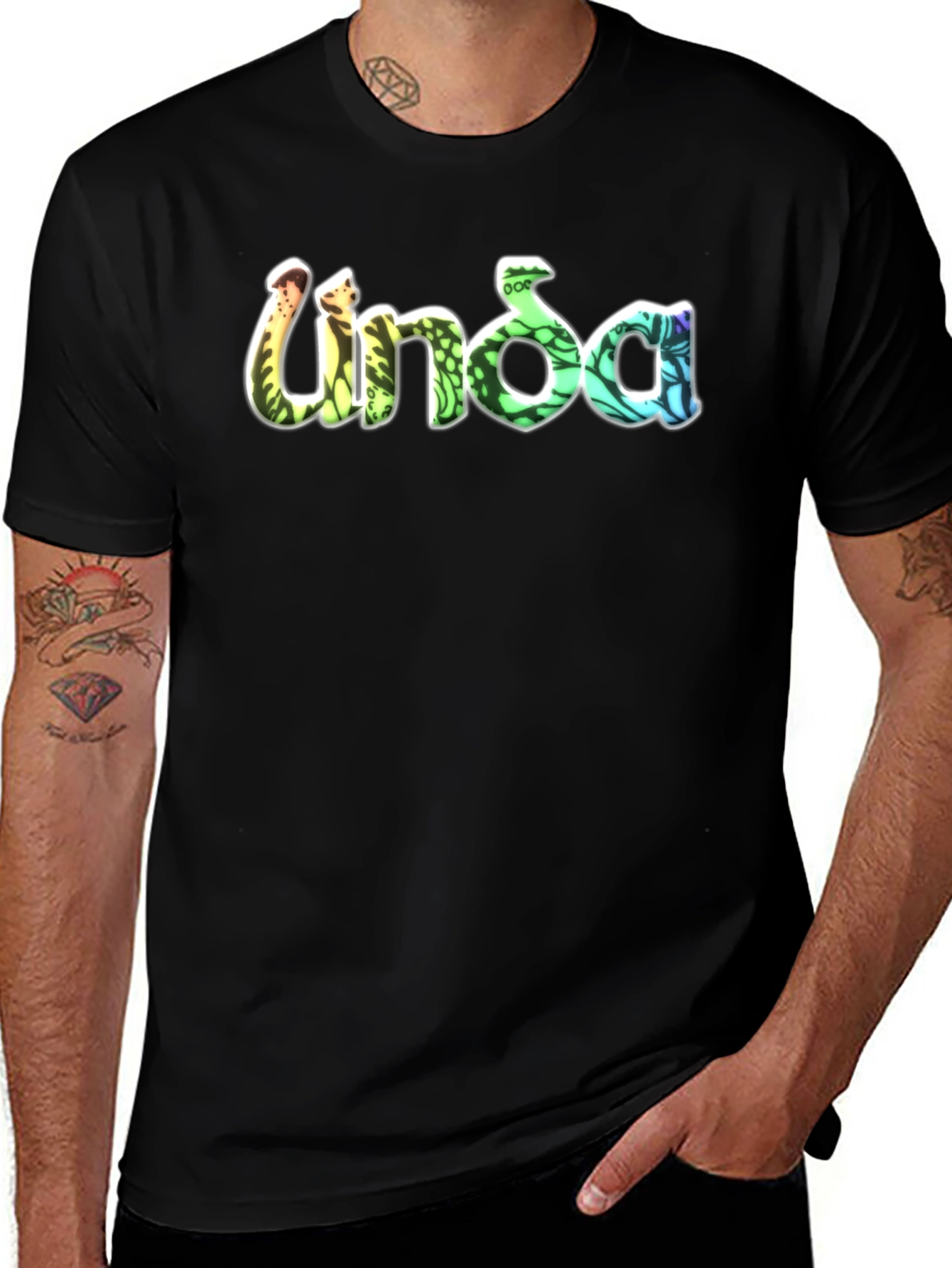 Linda Graphic T-Shirt - Unique Pattern Tee