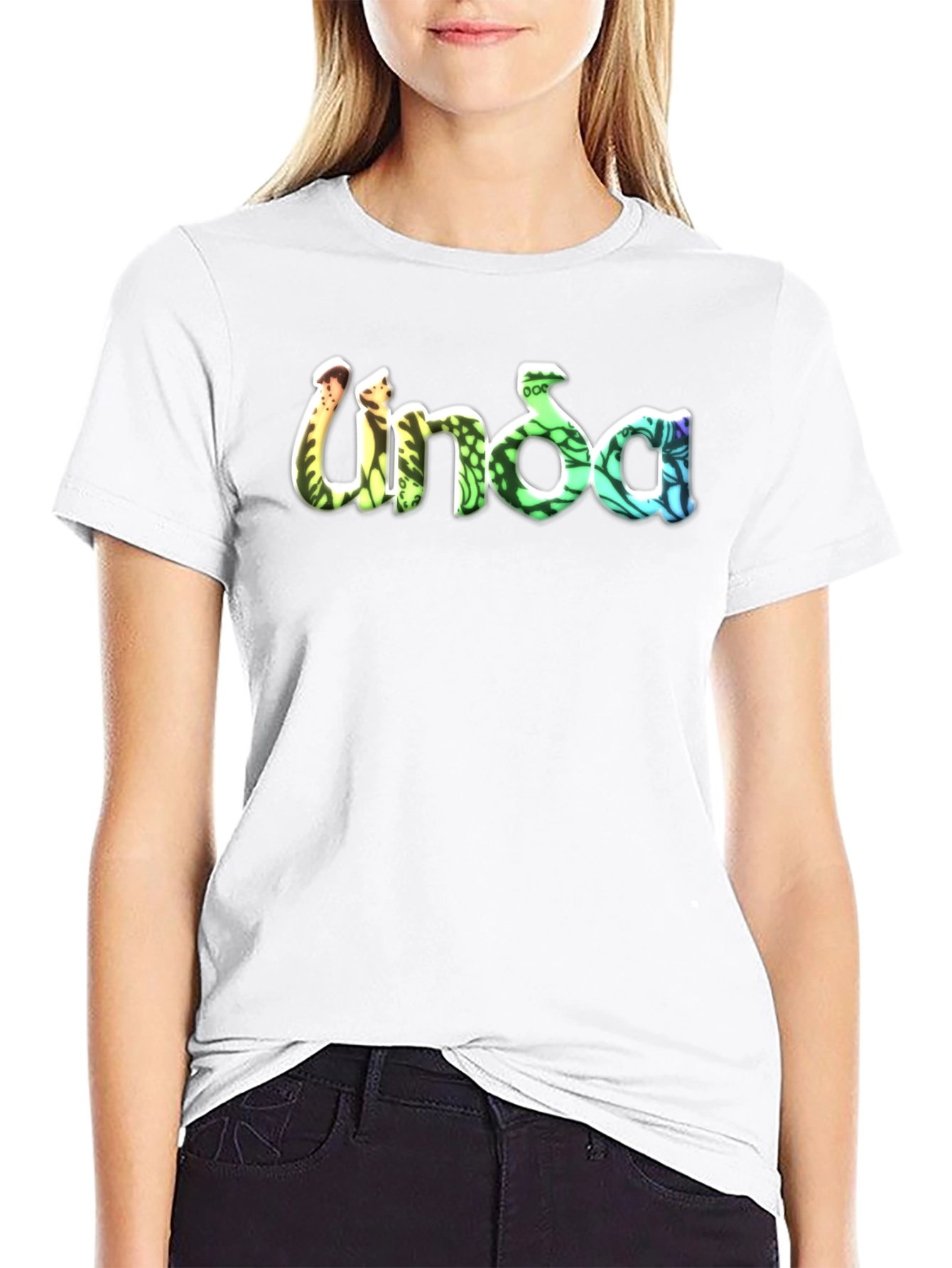 Linda Graphic T-Shirt - Unique Pattern Tee